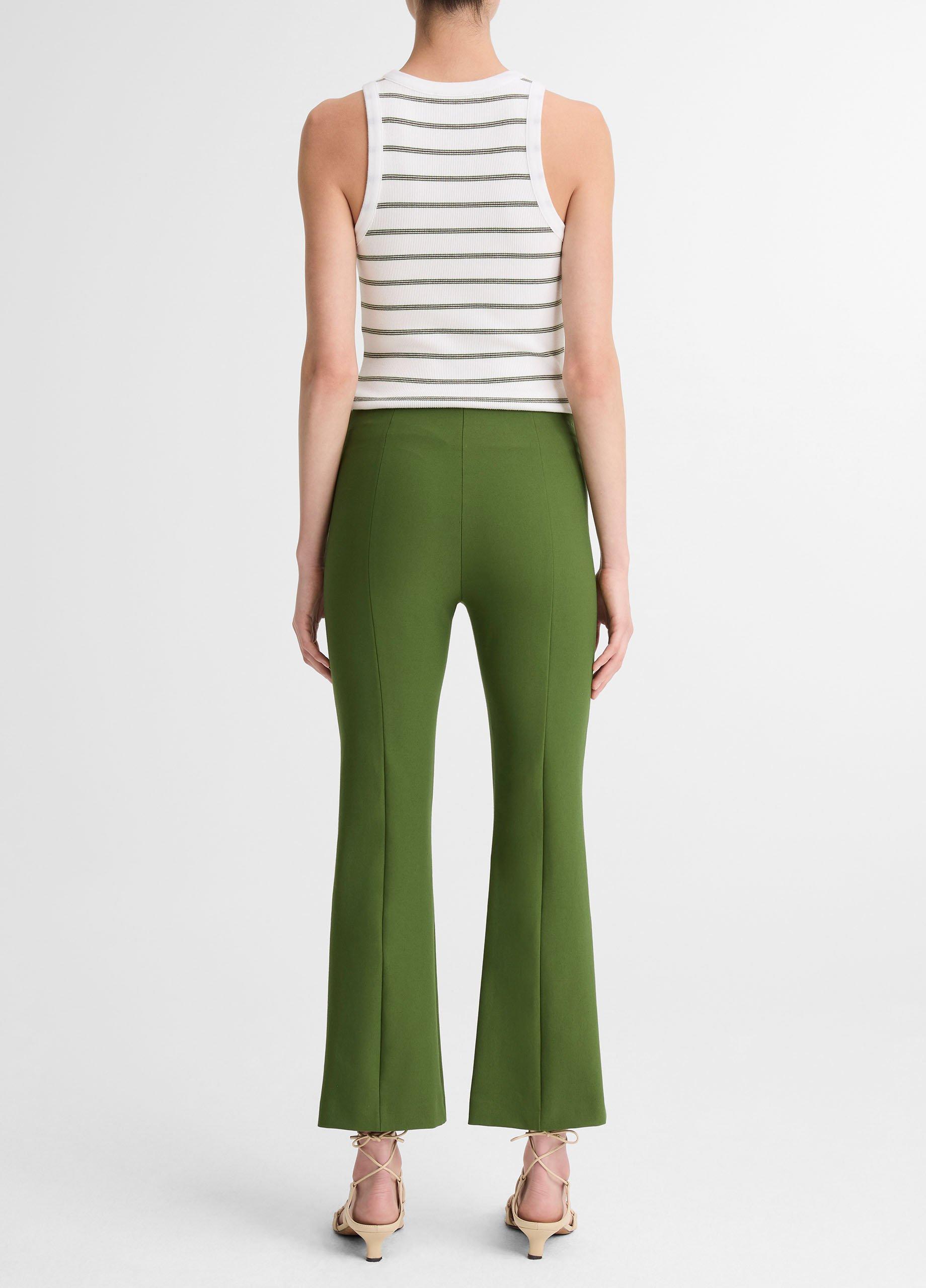 Niki Mid-Rise Pintuck Crop Flare Pant image number 2