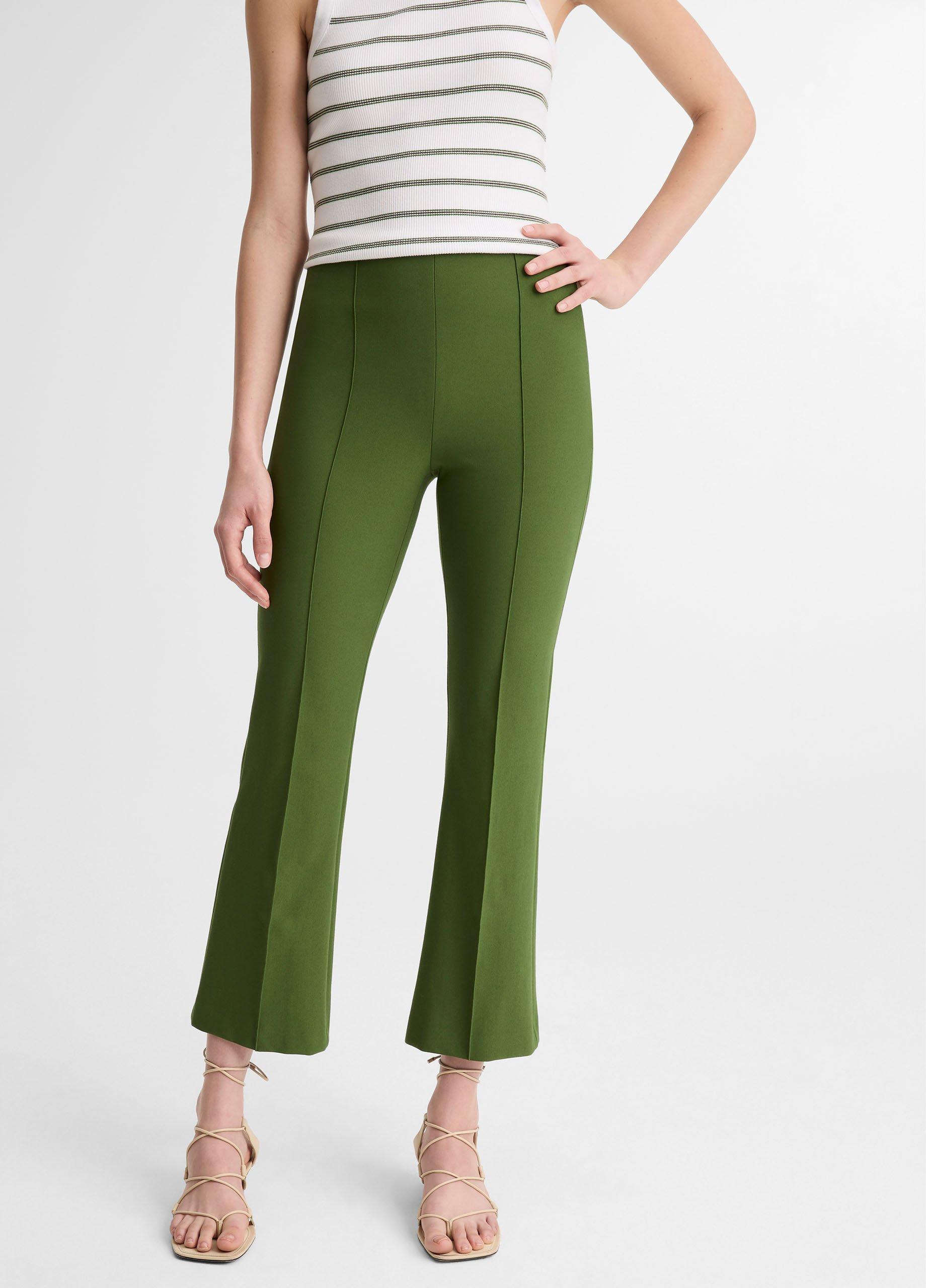 Niki Mid-Rise Pintuck Crop Flare Pant image number 3