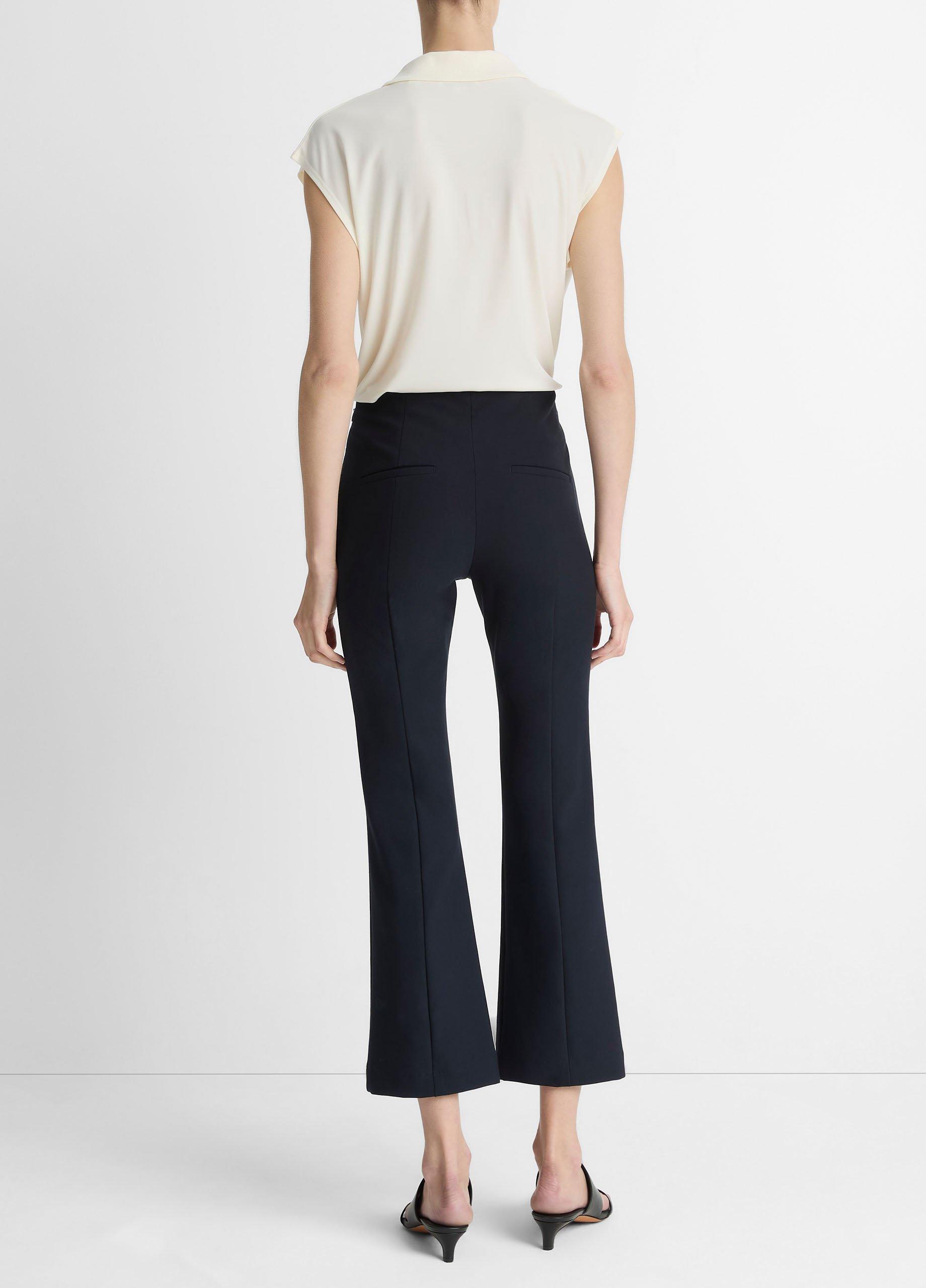Niki Mid-Rise Pintuck Crop Flare Pant image number 2