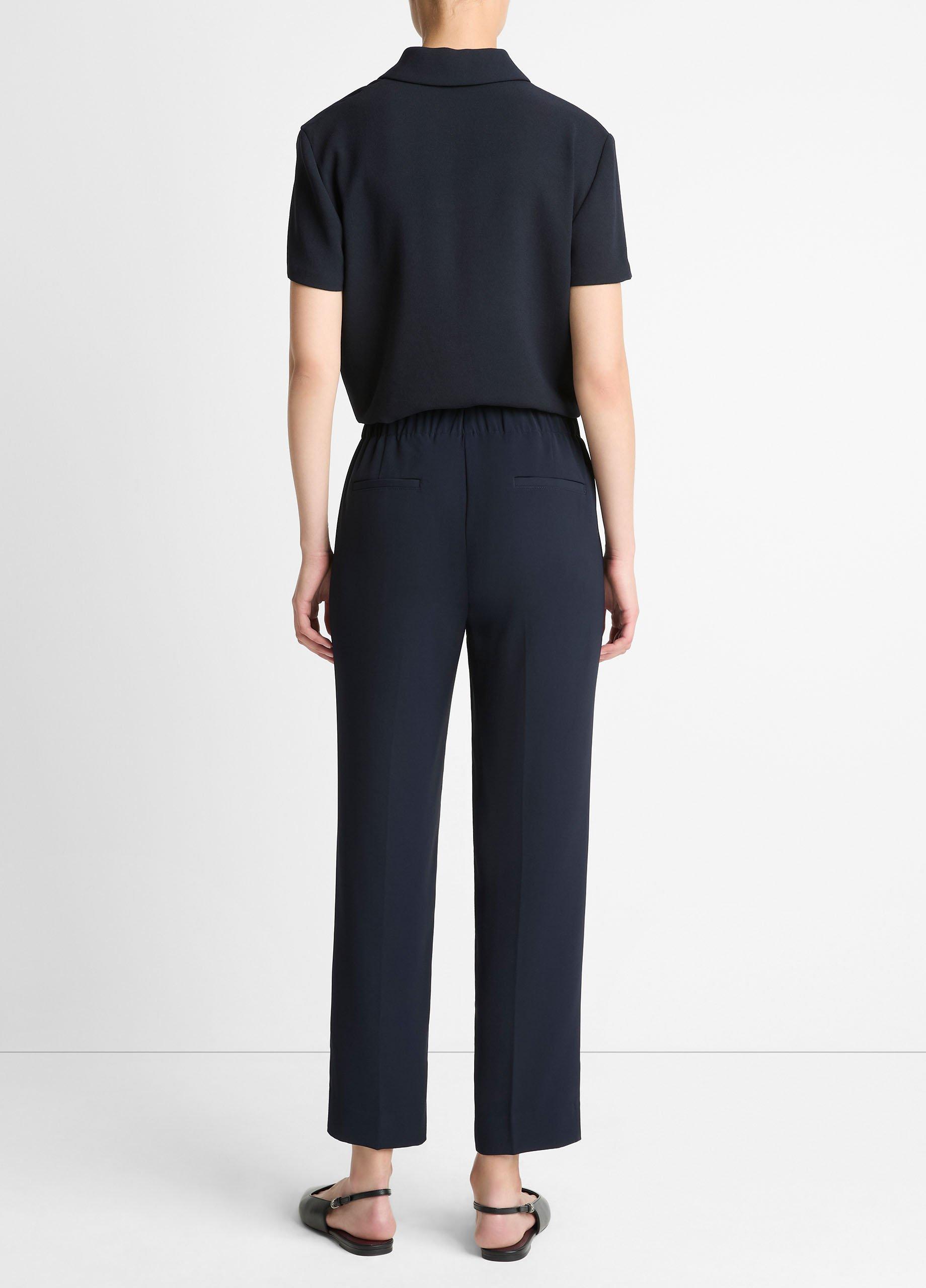 Crepe Tapered Pull-On Pant image number 2