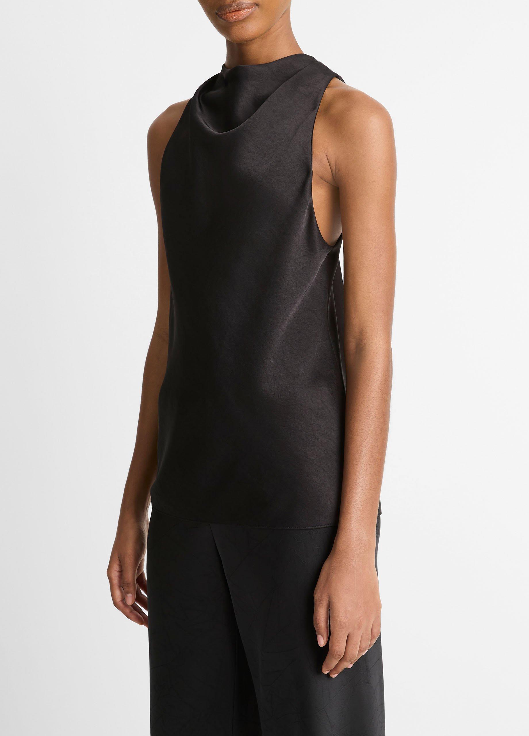 Satin-Cowl-Neck-Bias-Top-