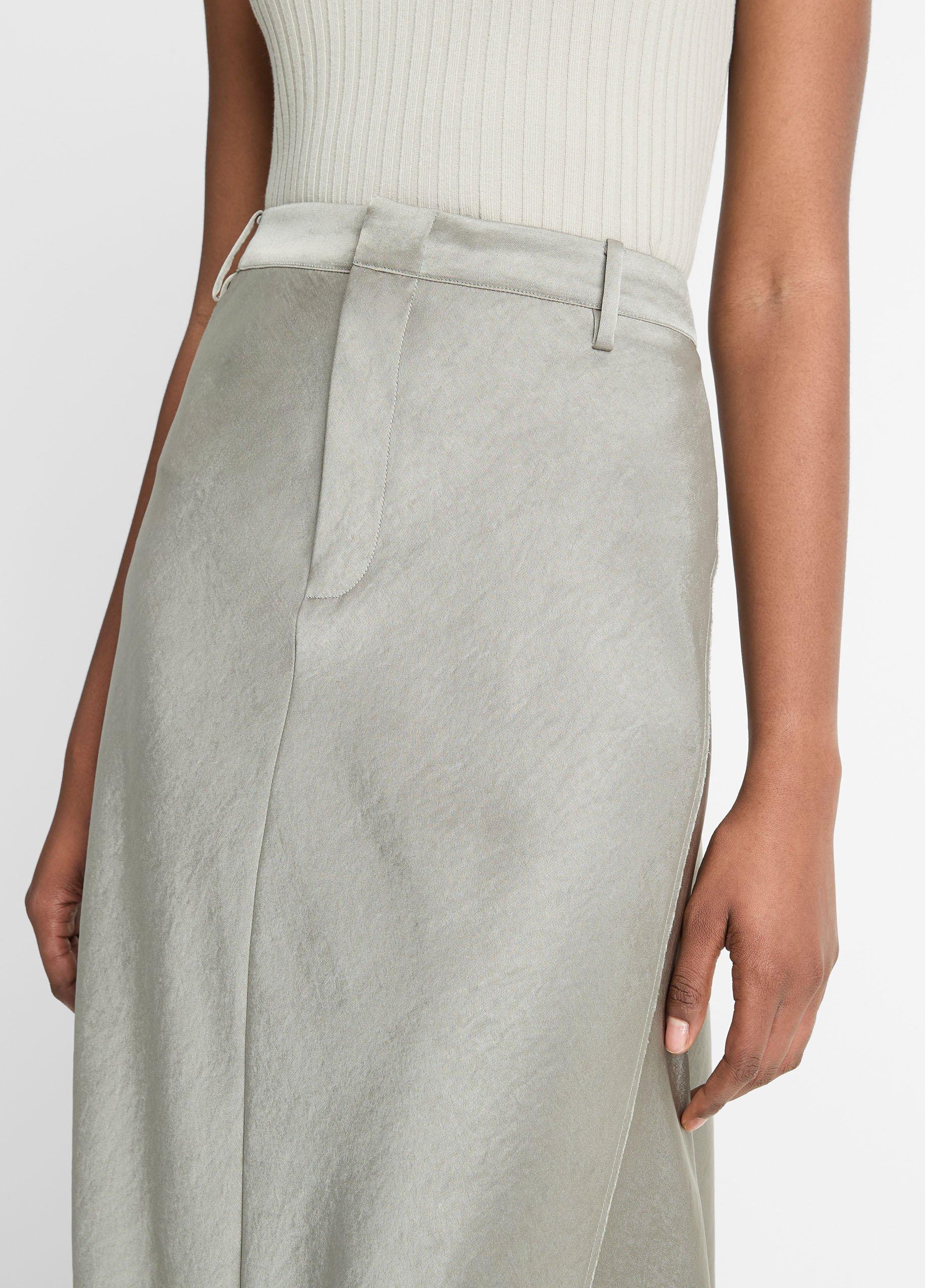 Thumbnail of Satin A-Line Trouser Skirt