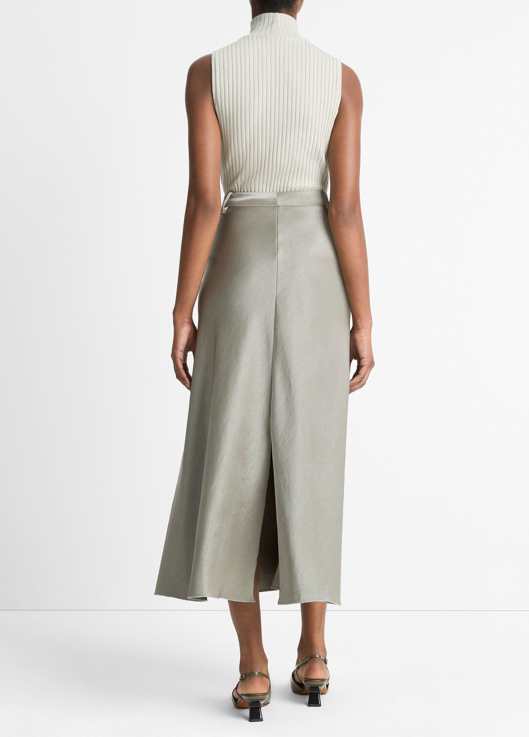 Thumbnail of Satin A-Line Trouser Skirt