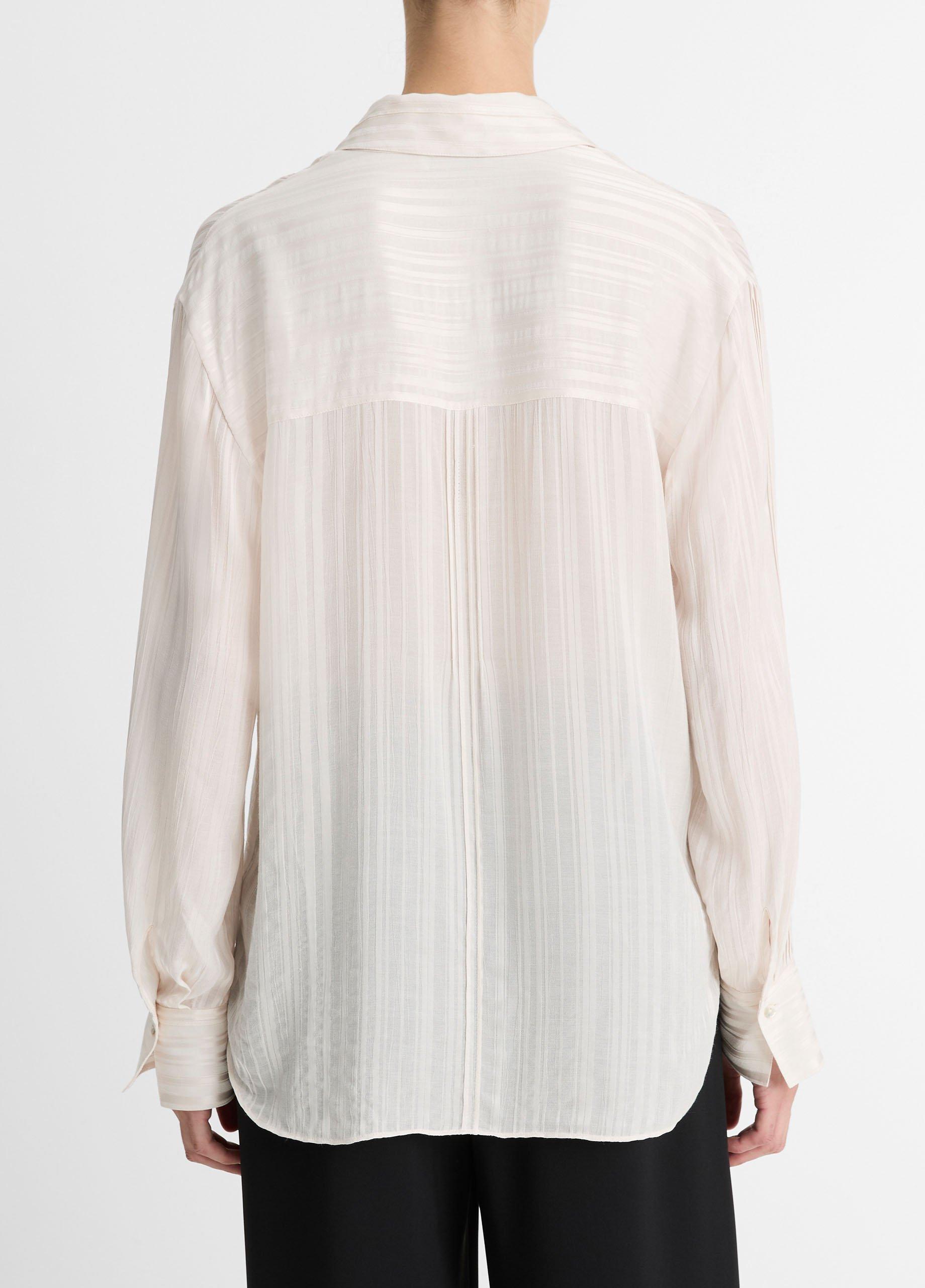 Thumbnail of Sheer-Stripe Pintuck Blouse