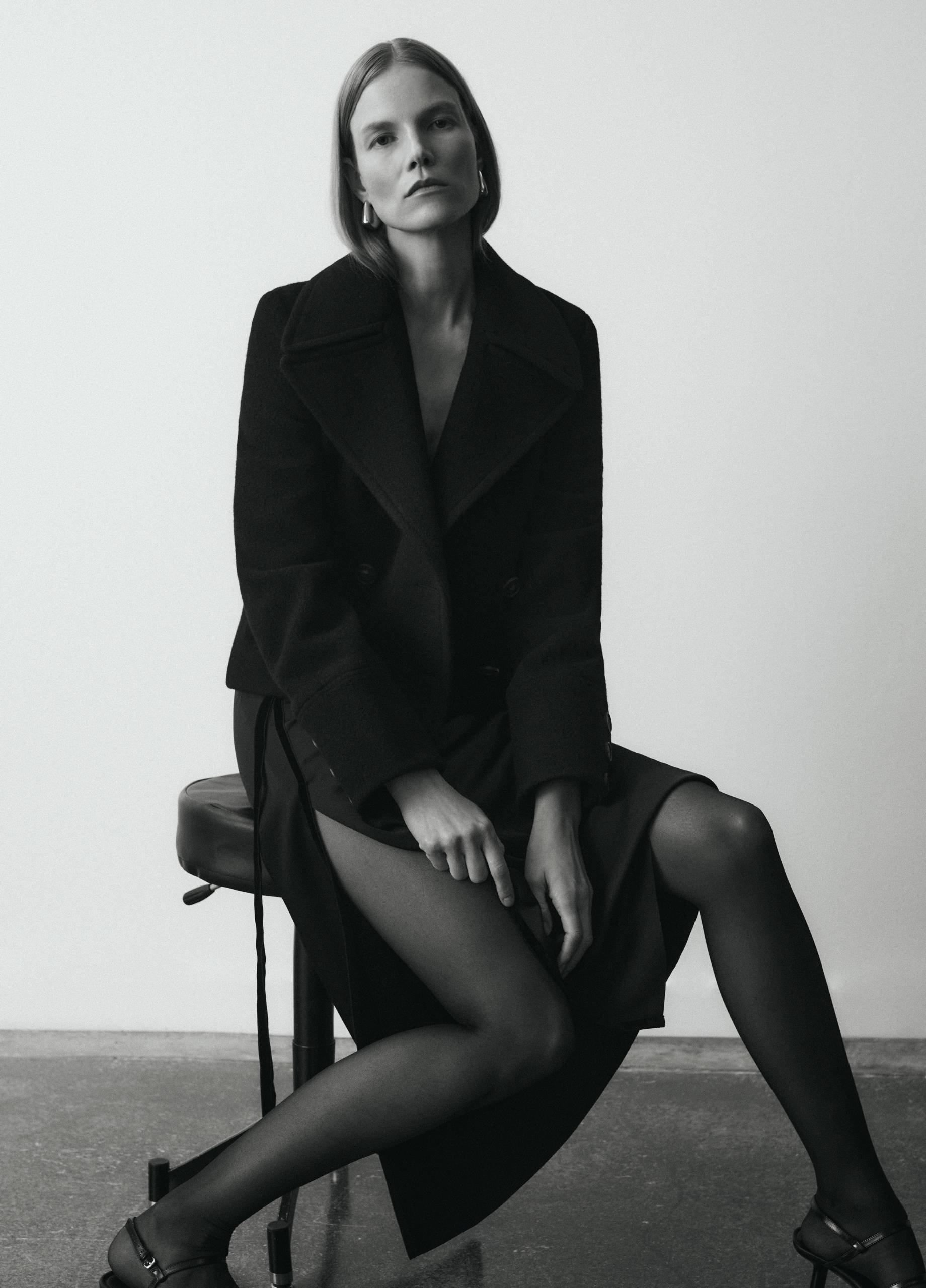 Thumbnail of Italian Wool Cropped Peacoat