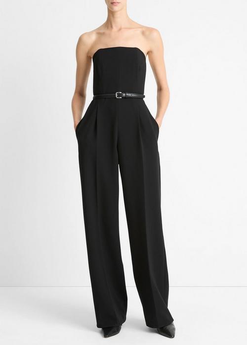 Crepe Strapless Jumpsuit