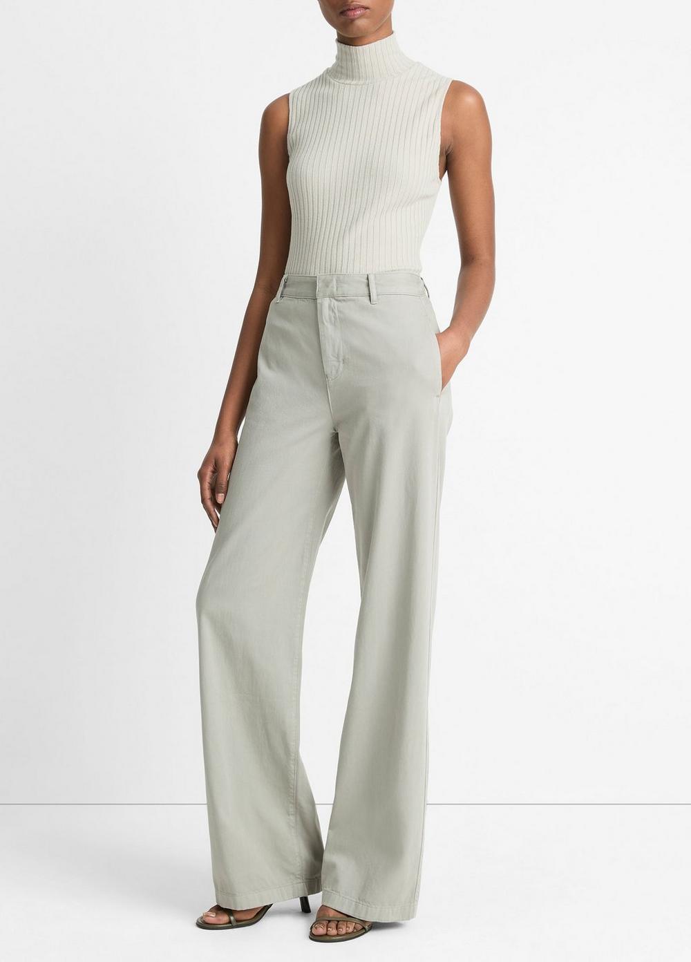 Cotton Low-Rise Wide-Leg Pant in Pants & Shorts | Vince Cotton Low-Rise Wide-Leg Pant in Pants & Shorts | Vince