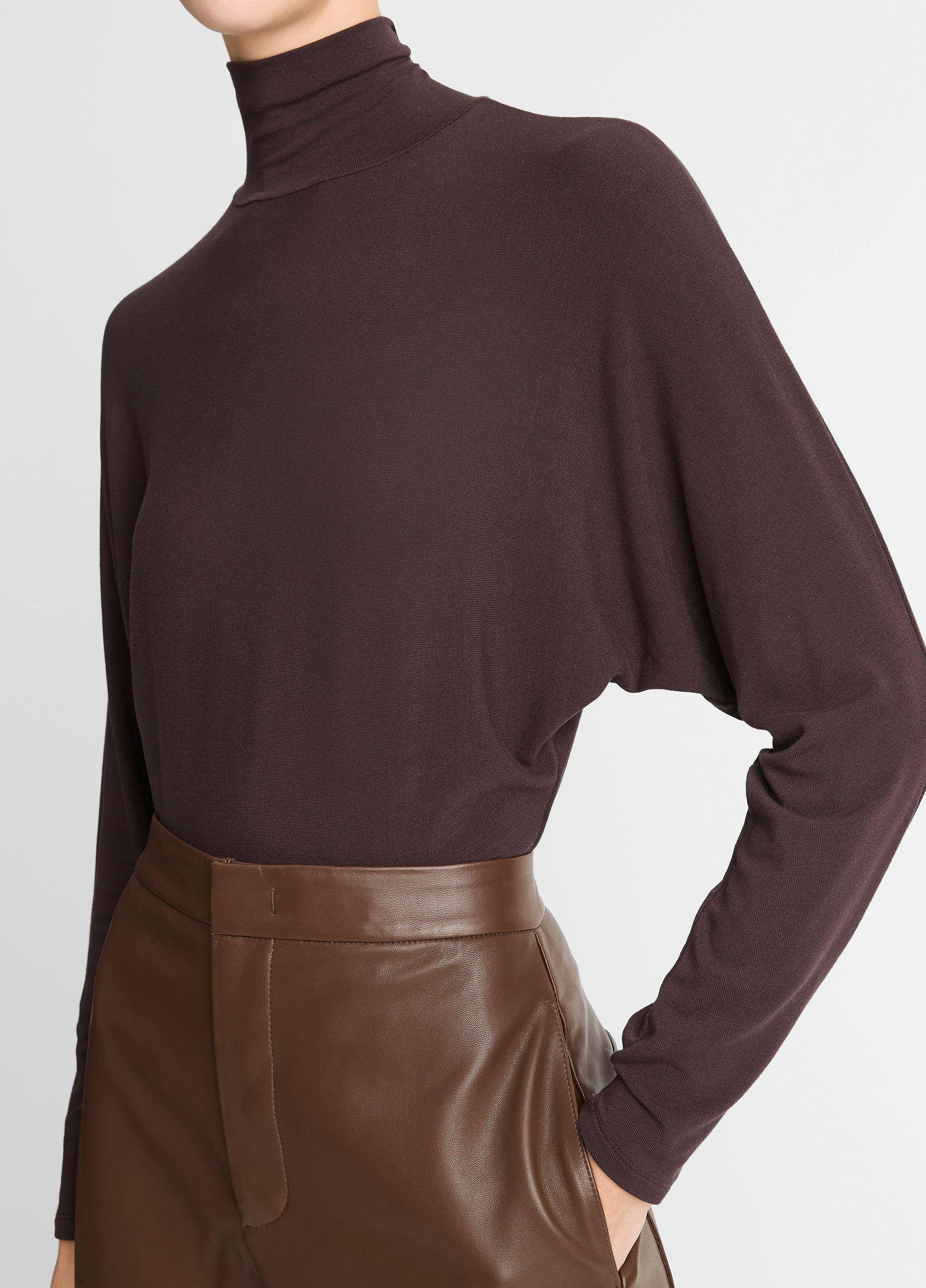 Dolman-Sleeve Turtleneck Bodysuit image number 1