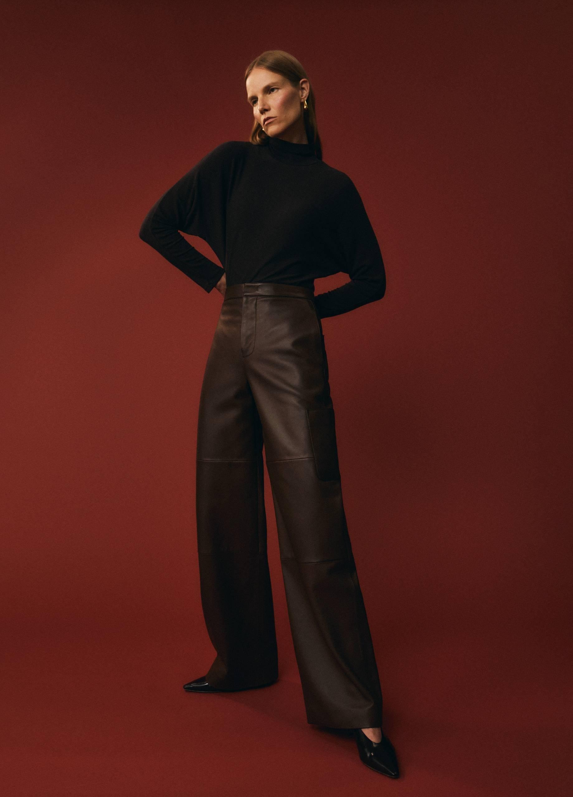 Dolman-Sleeve Turtleneck Bodysuit image number 4