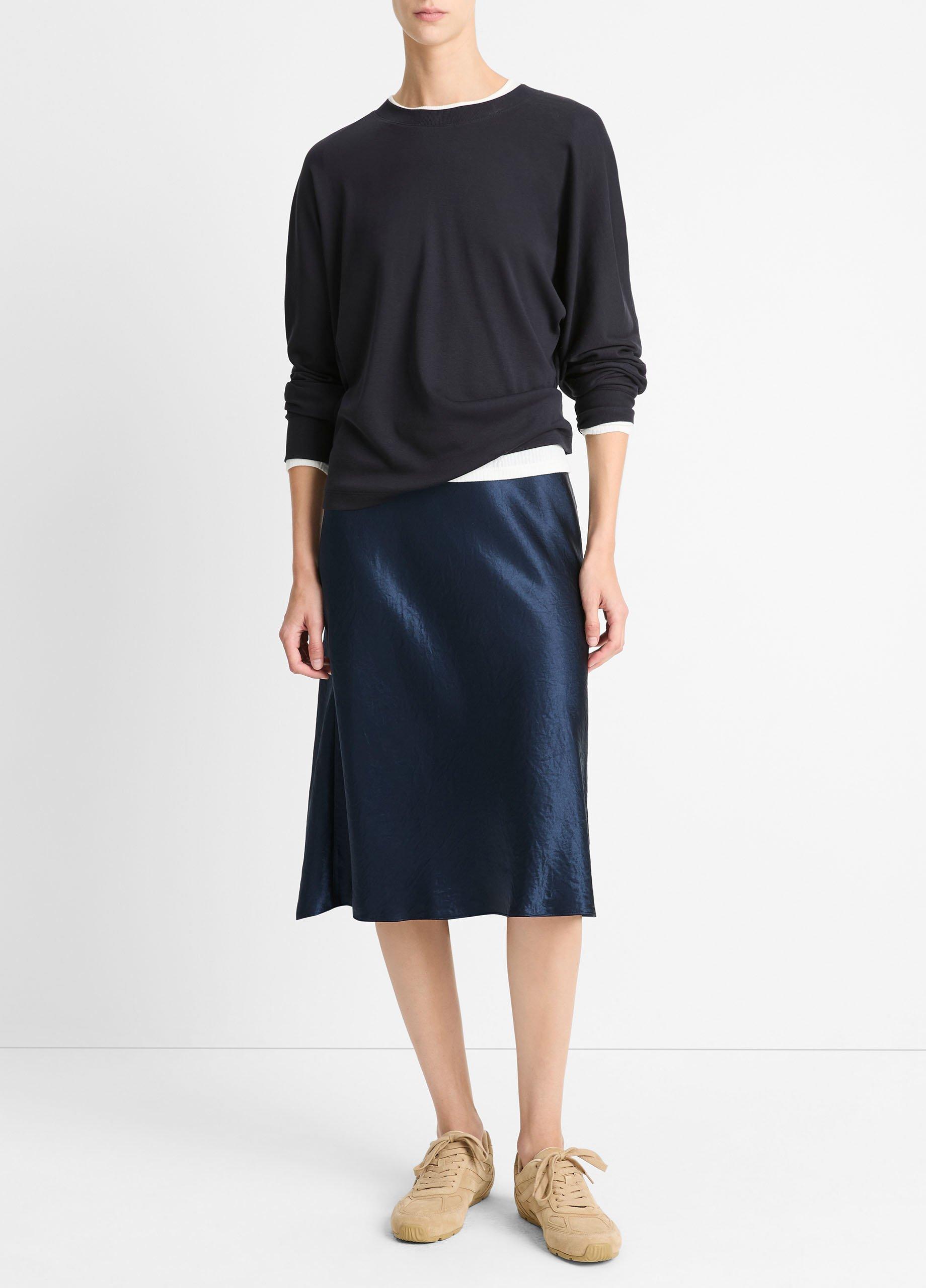 Pima Cotton Relaxed Long-Sleeve T-Shirt image number 0