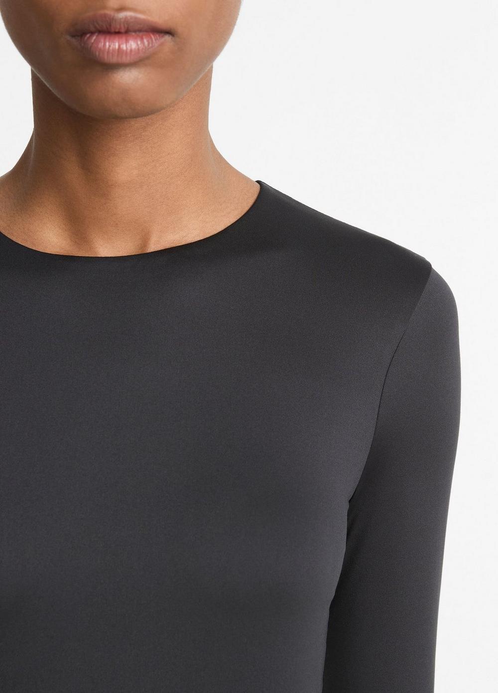 Stretch-Jersey Long-Sleeve T-Shirt in Shirts & Tees | Vince Stretch-Jersey Long-Sleeve T-Shirt in Shirts & Tees | Vince