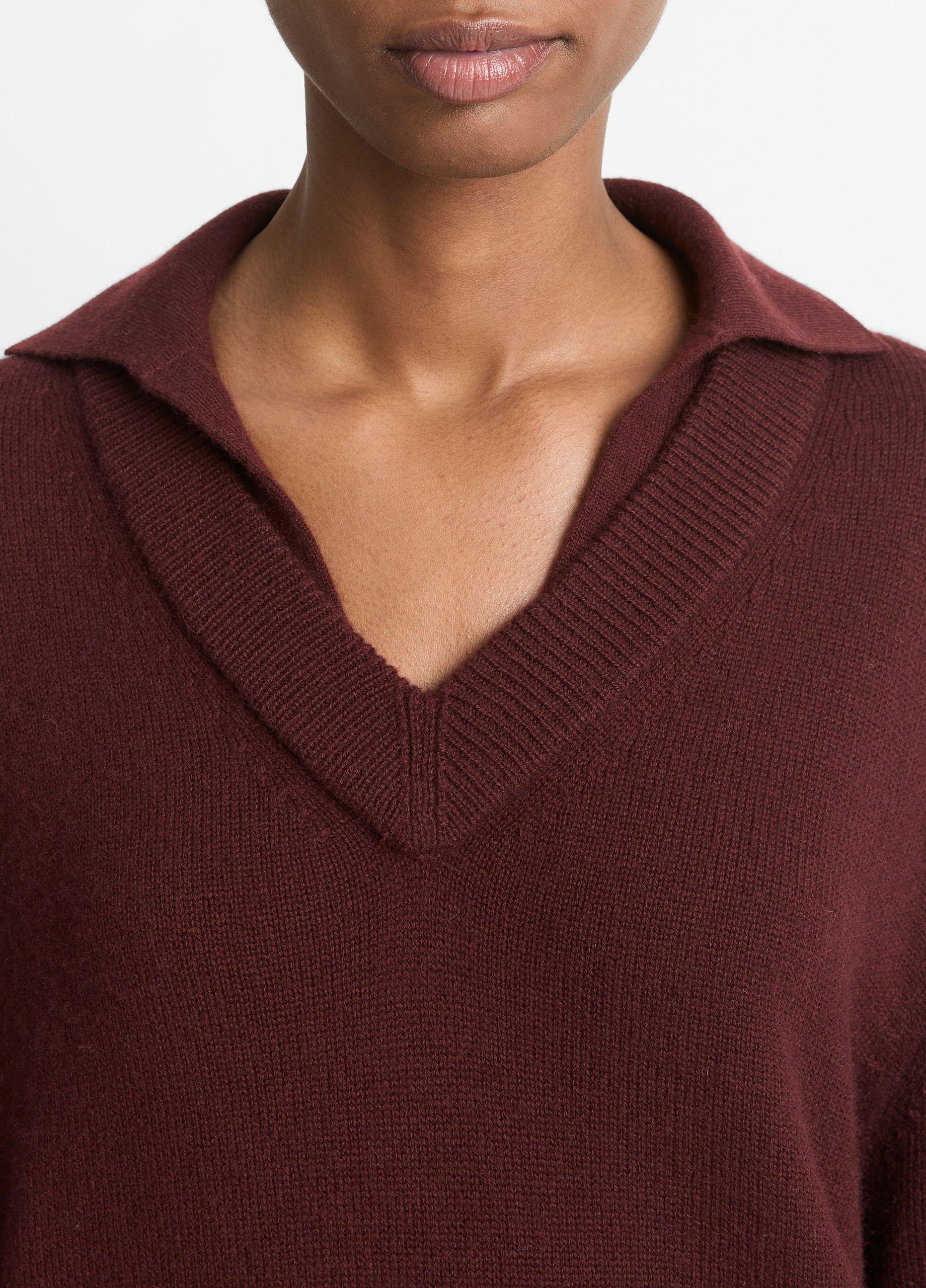 Thumbnail of Wool-Cashmere Double-Layer Collared Pullover
