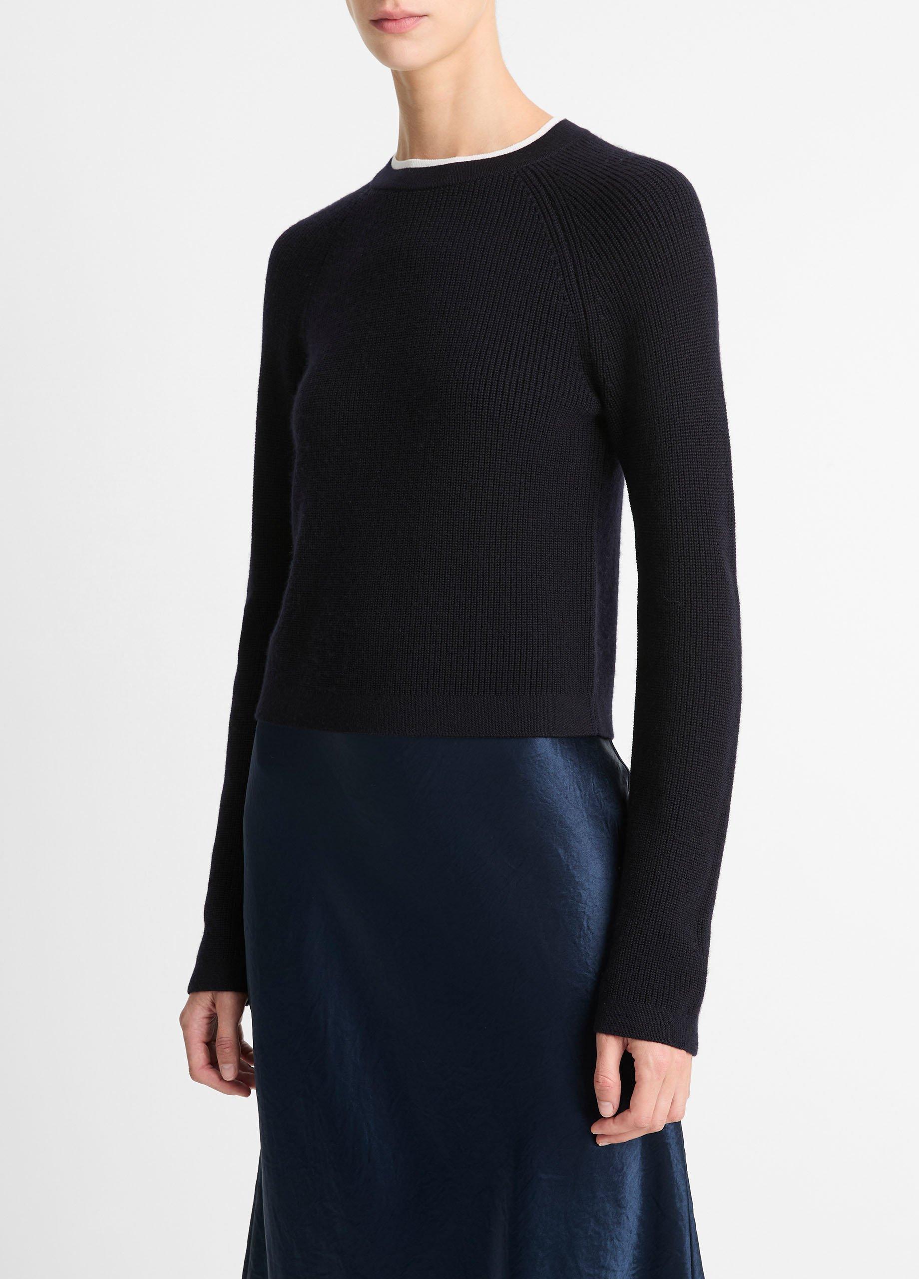 Wool-Cashmere Double-Neck Sweater image number 2