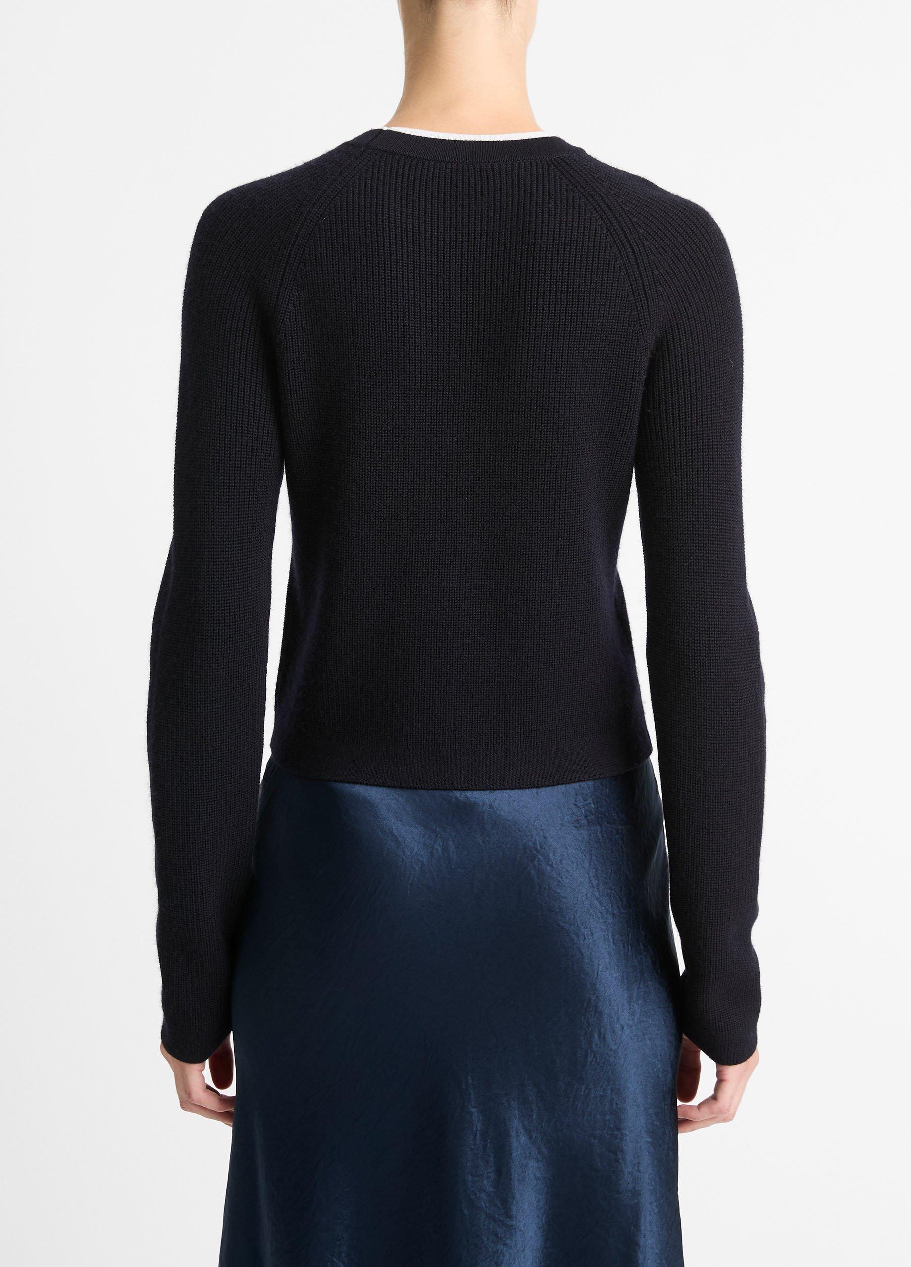 Wool-Cashmere Double-Neck Sweater image number 3