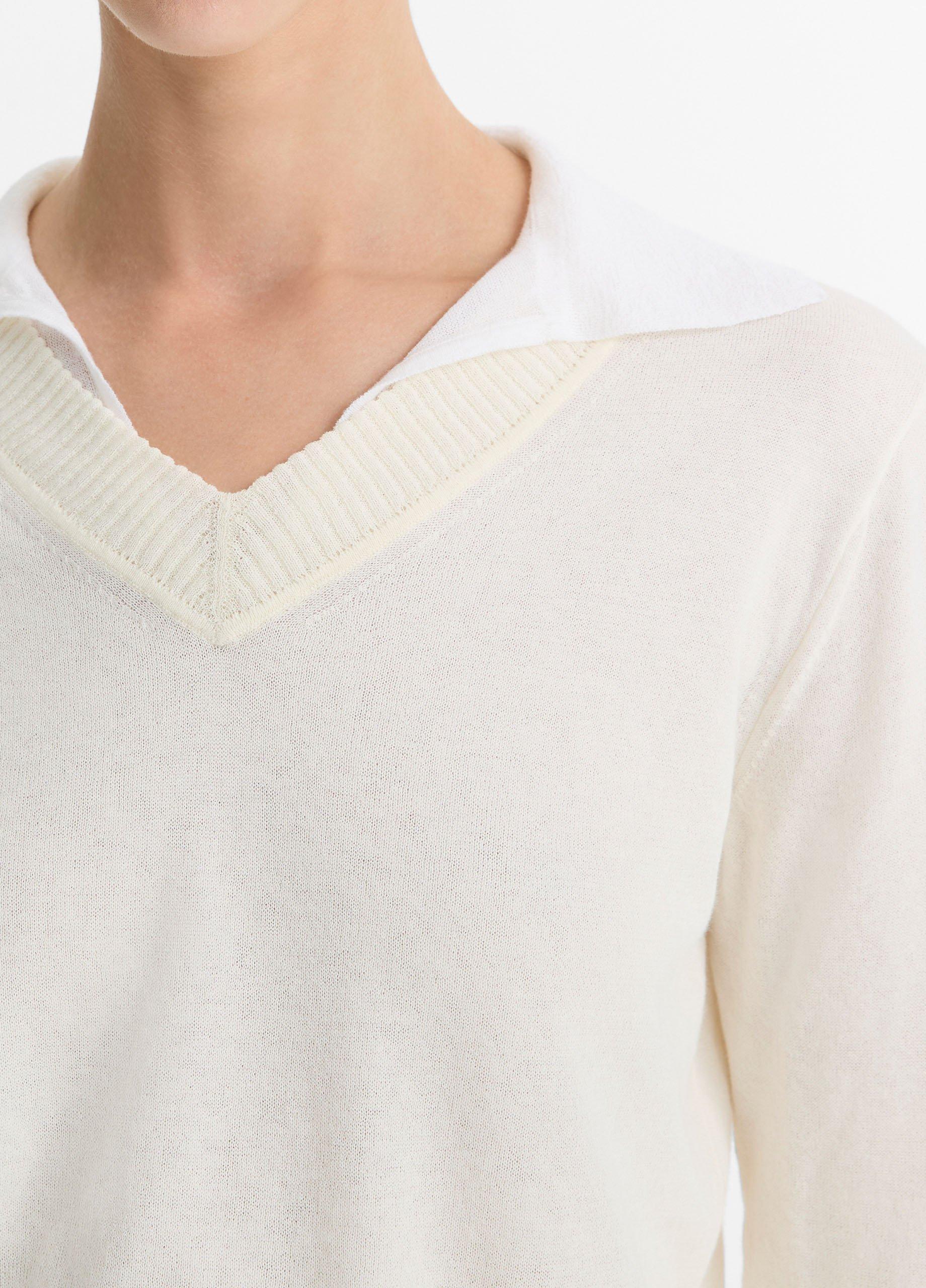 Thumbnail of Italian Cotton-Blend Double-Layer Sweater
