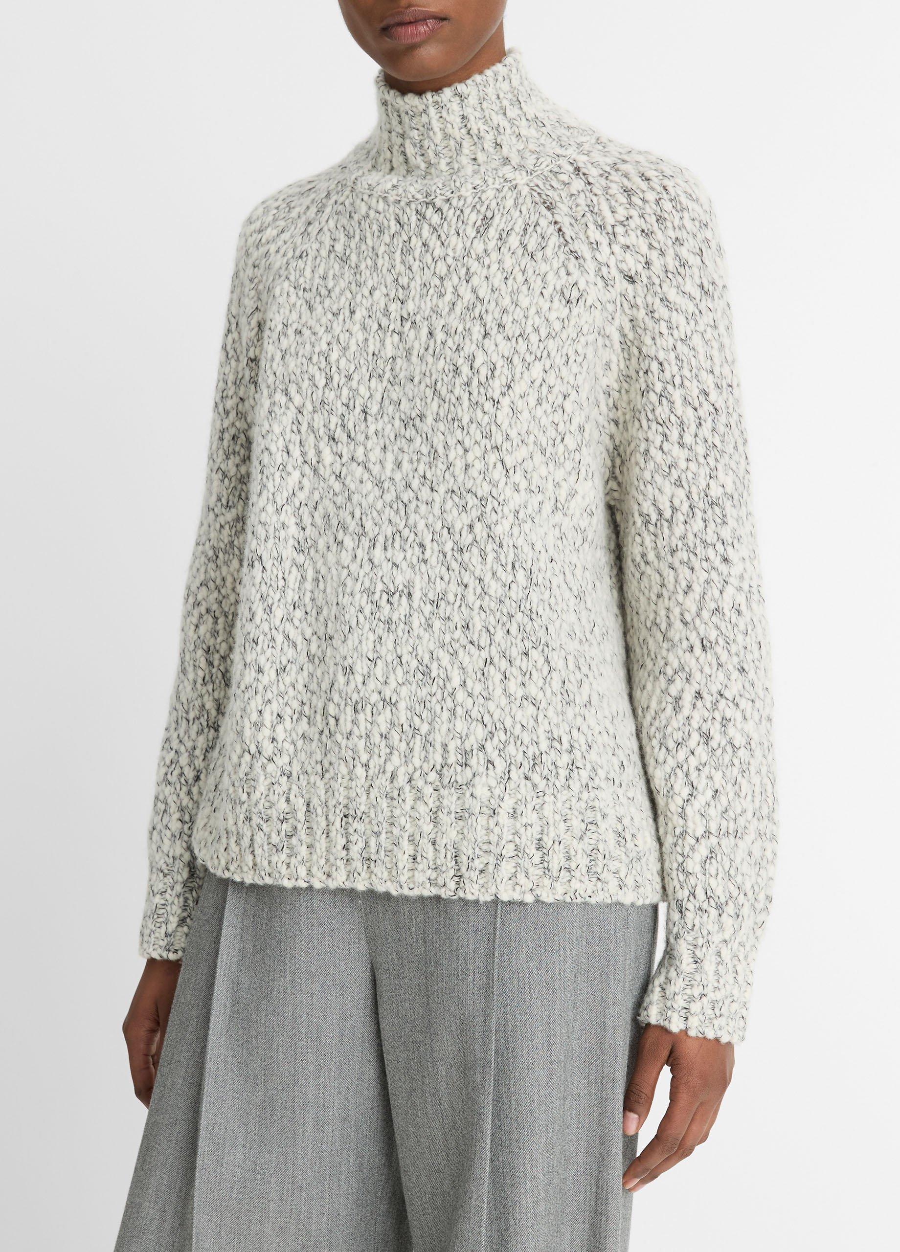 Thumbnail of Italian Marled Wool-Blend Turtleneck Sweater