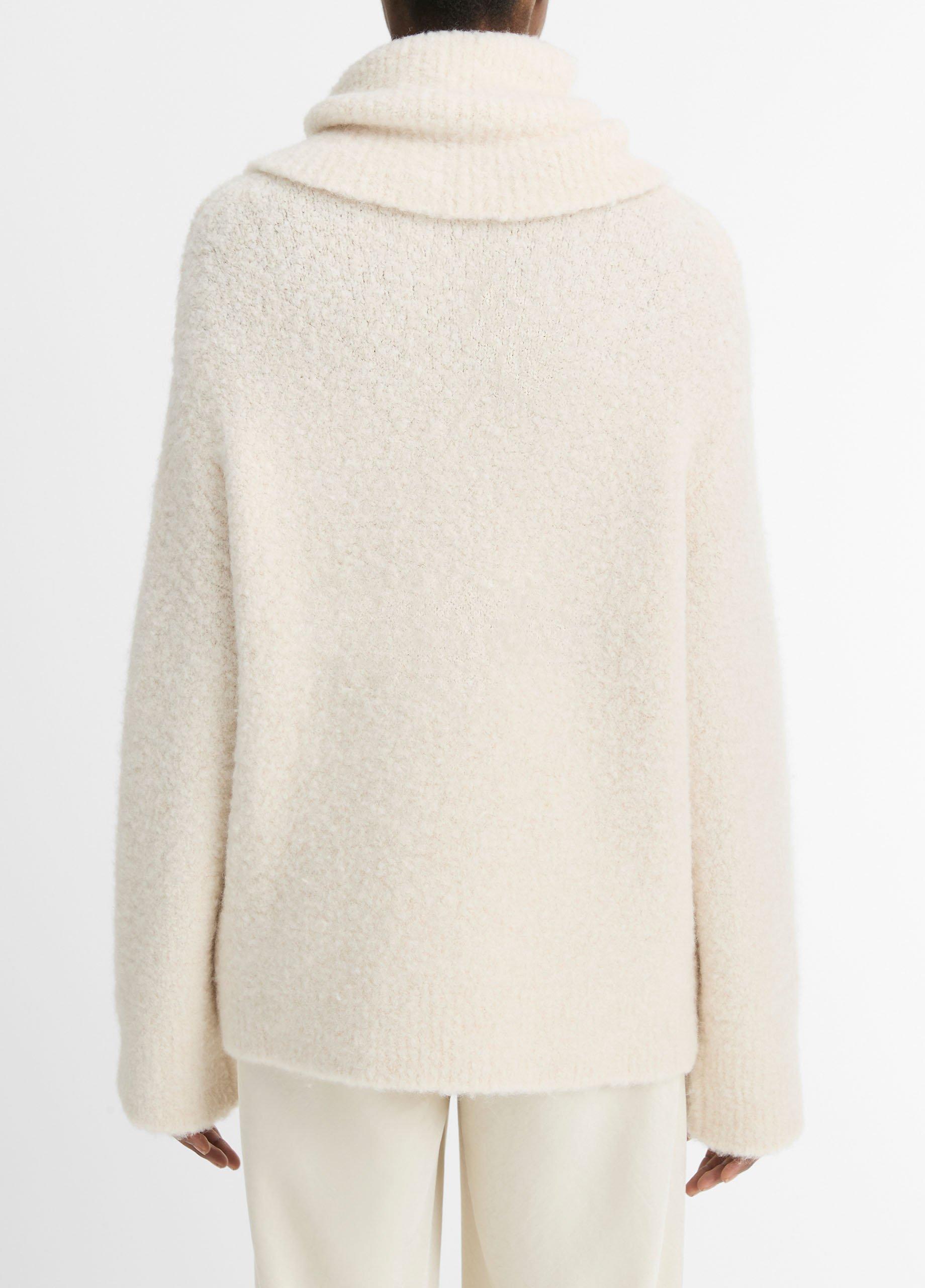 Thumbnail of Italian Bouclé Turtleneck Tunic Sweater