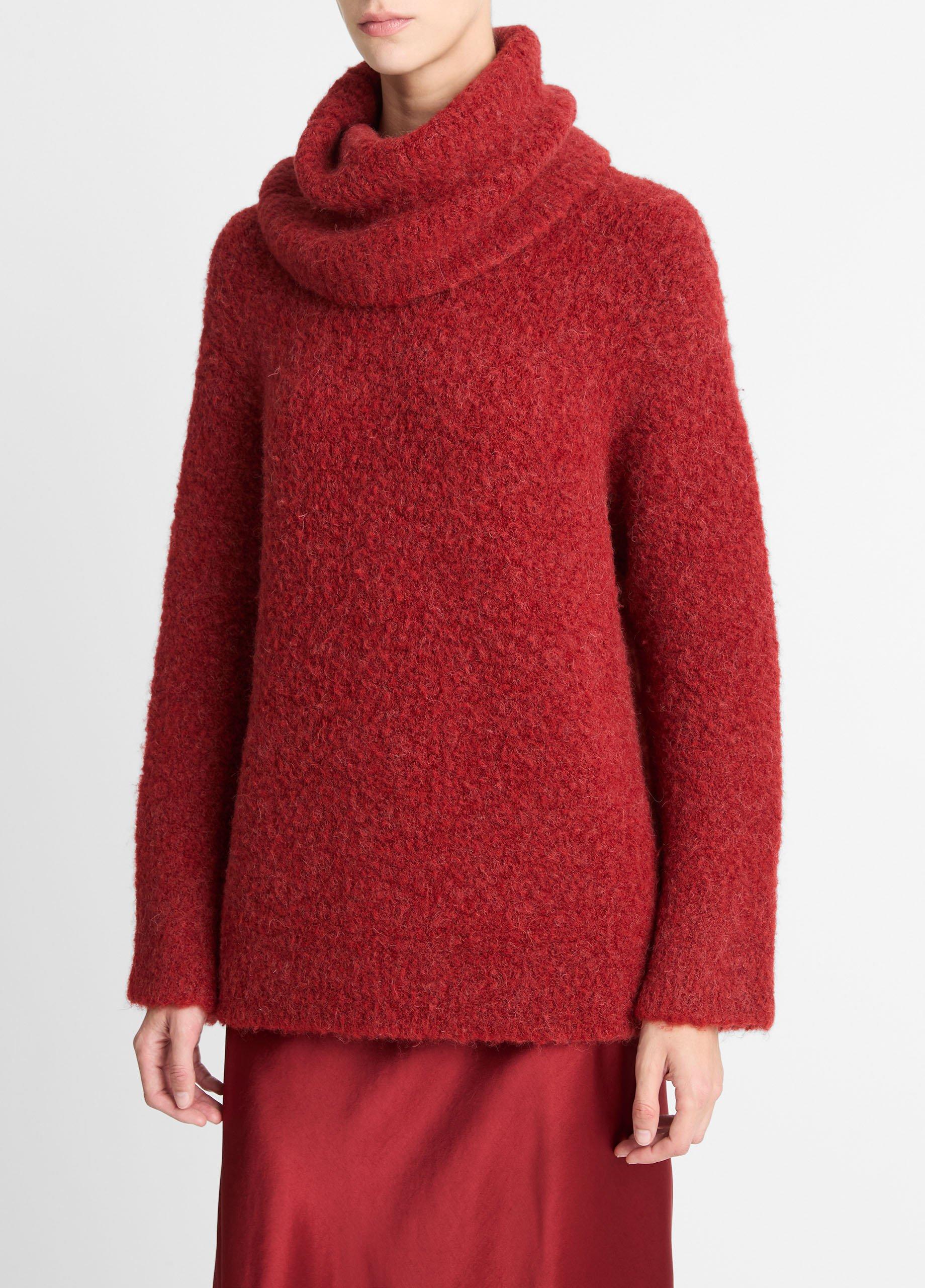 Thumbnail of Italian Bouclé Turtleneck Tunic Sweater