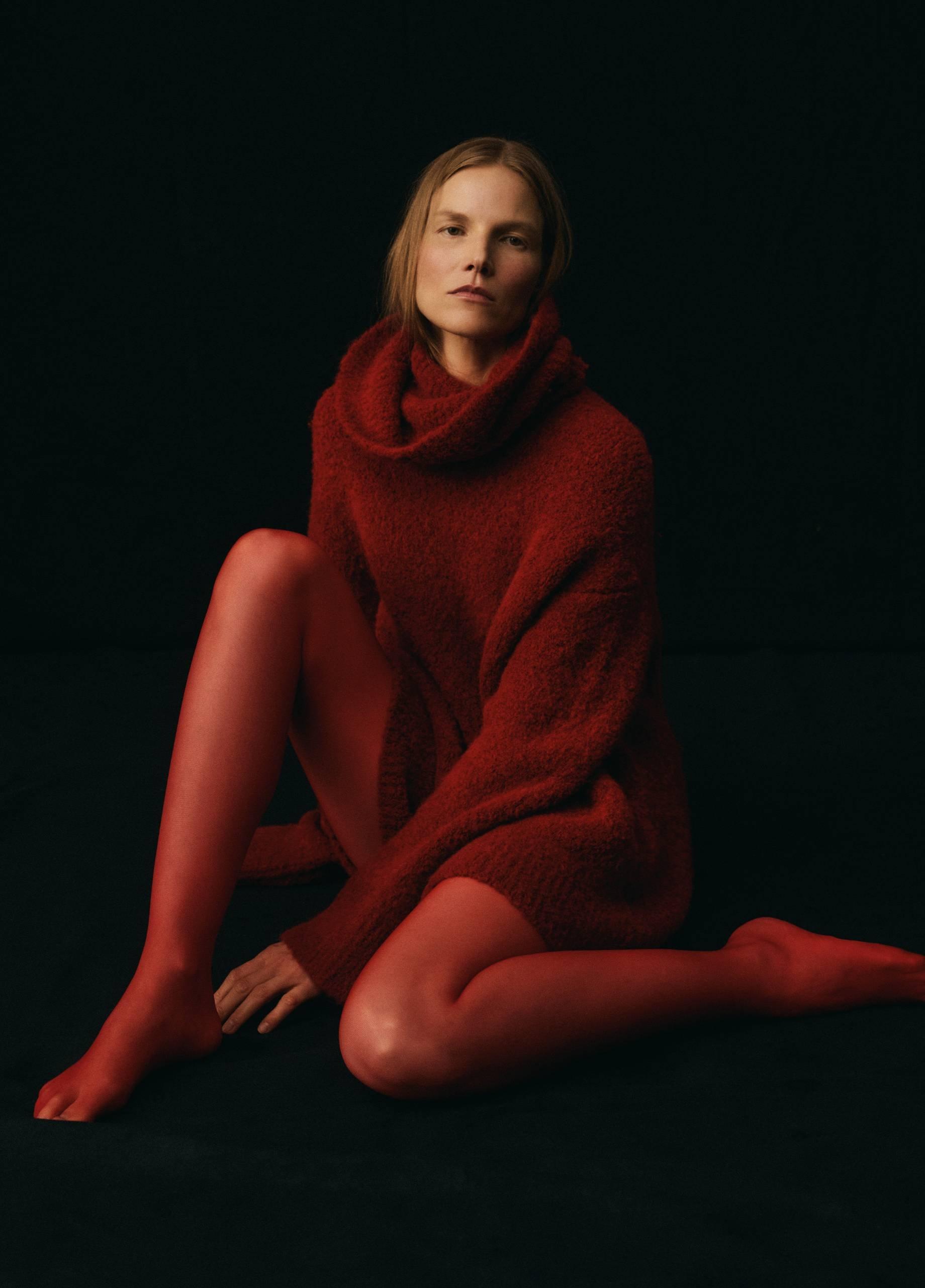 Thumbnail of Italian Bouclé Turtleneck Tunic Sweater