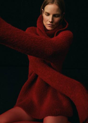 Italian Bouclé Turtleneck Tunic Sweater in Sweaters | Vince Italian Bouclé Turtleneck Tunic Sweater in Sweaters | Vince