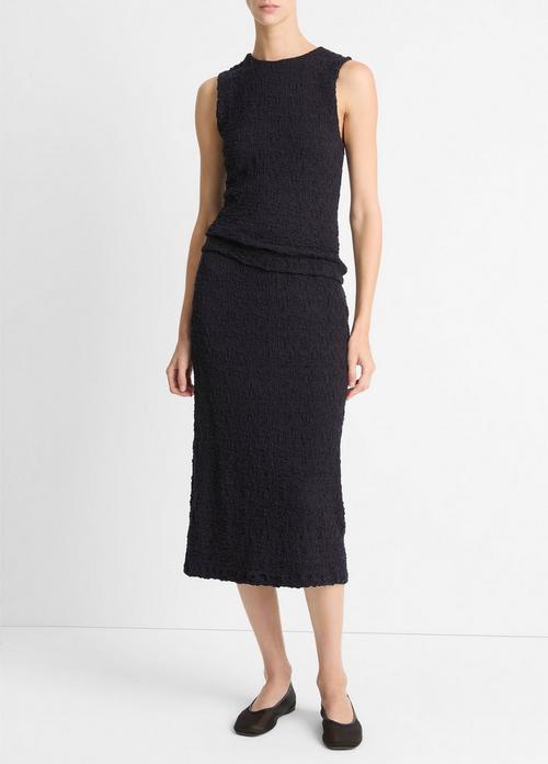 Smocked Cotton-Blend Shell