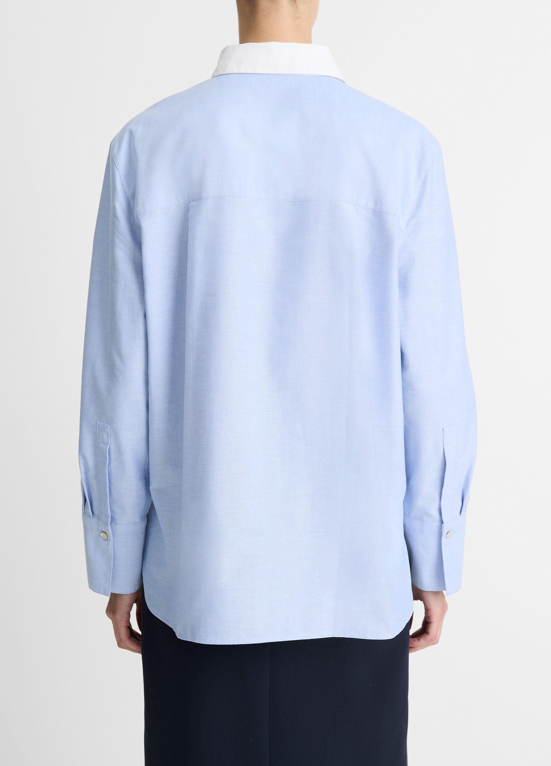 Thumbnail of Contrast-Collar Cotton Oxford Shirt