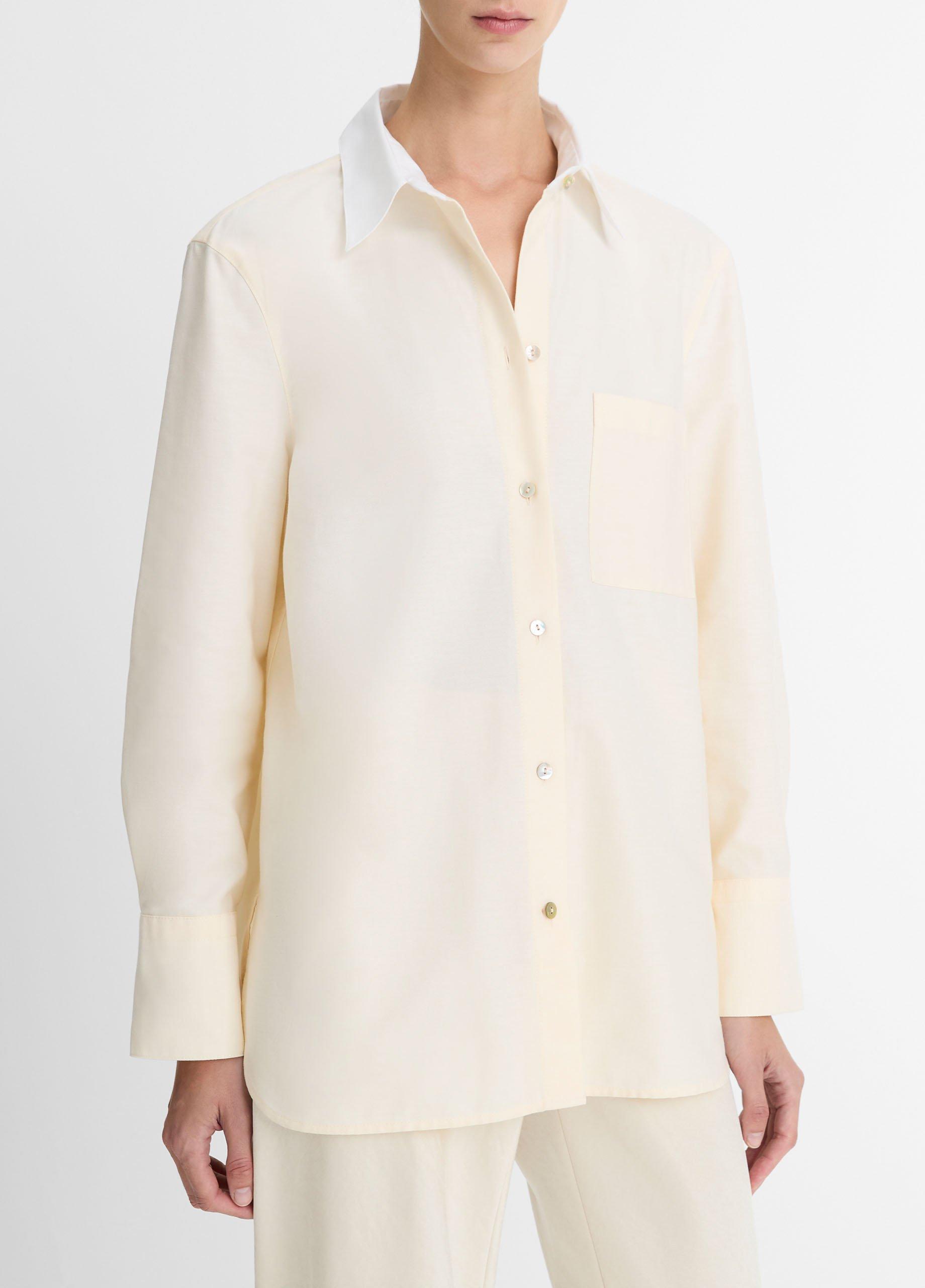 epa／half oxford shirt\"WHT\" 予約]half oxford shirt