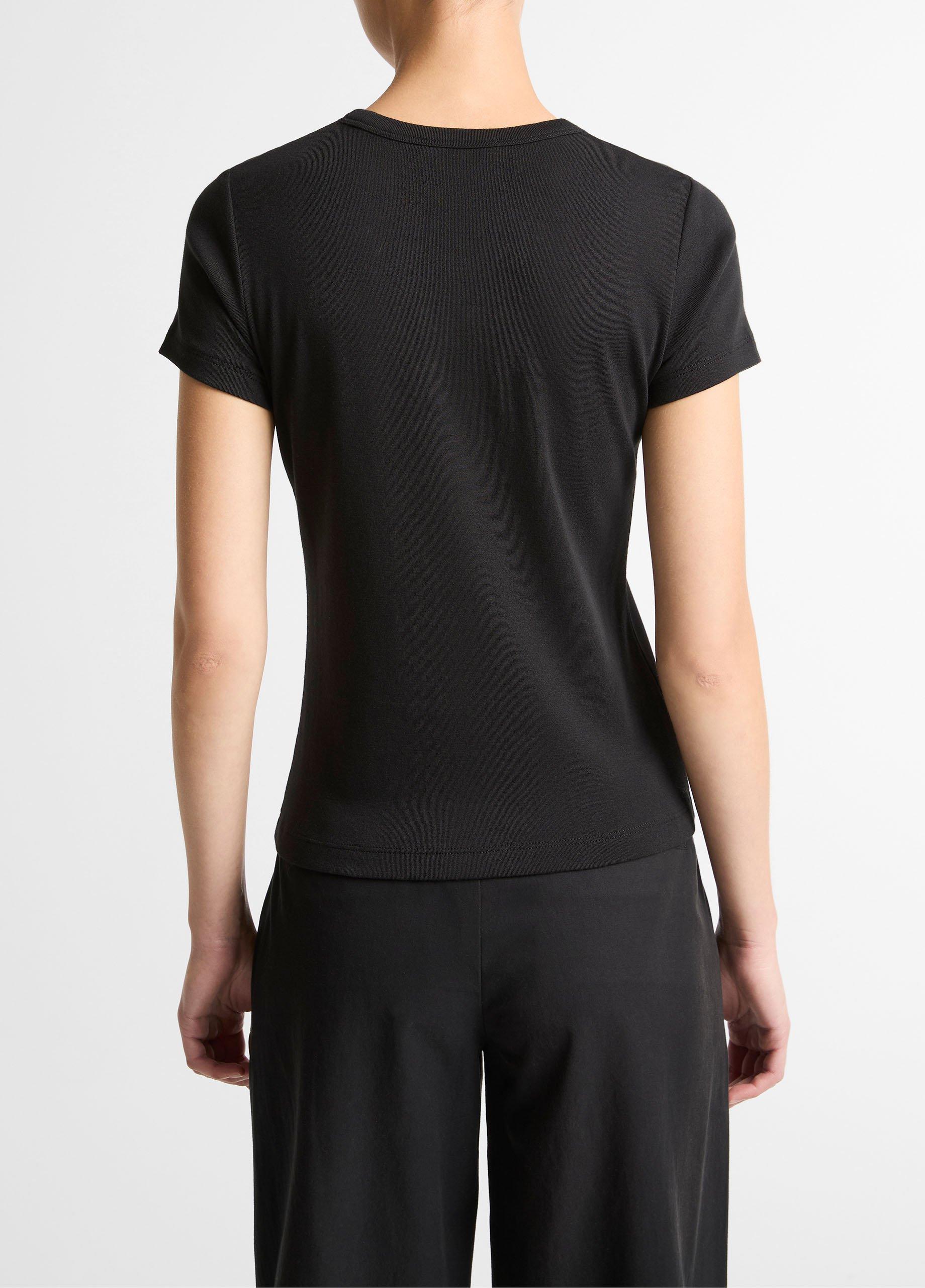 Pima Cotton-Blend '90s Shrunken T-Shirt image number 2