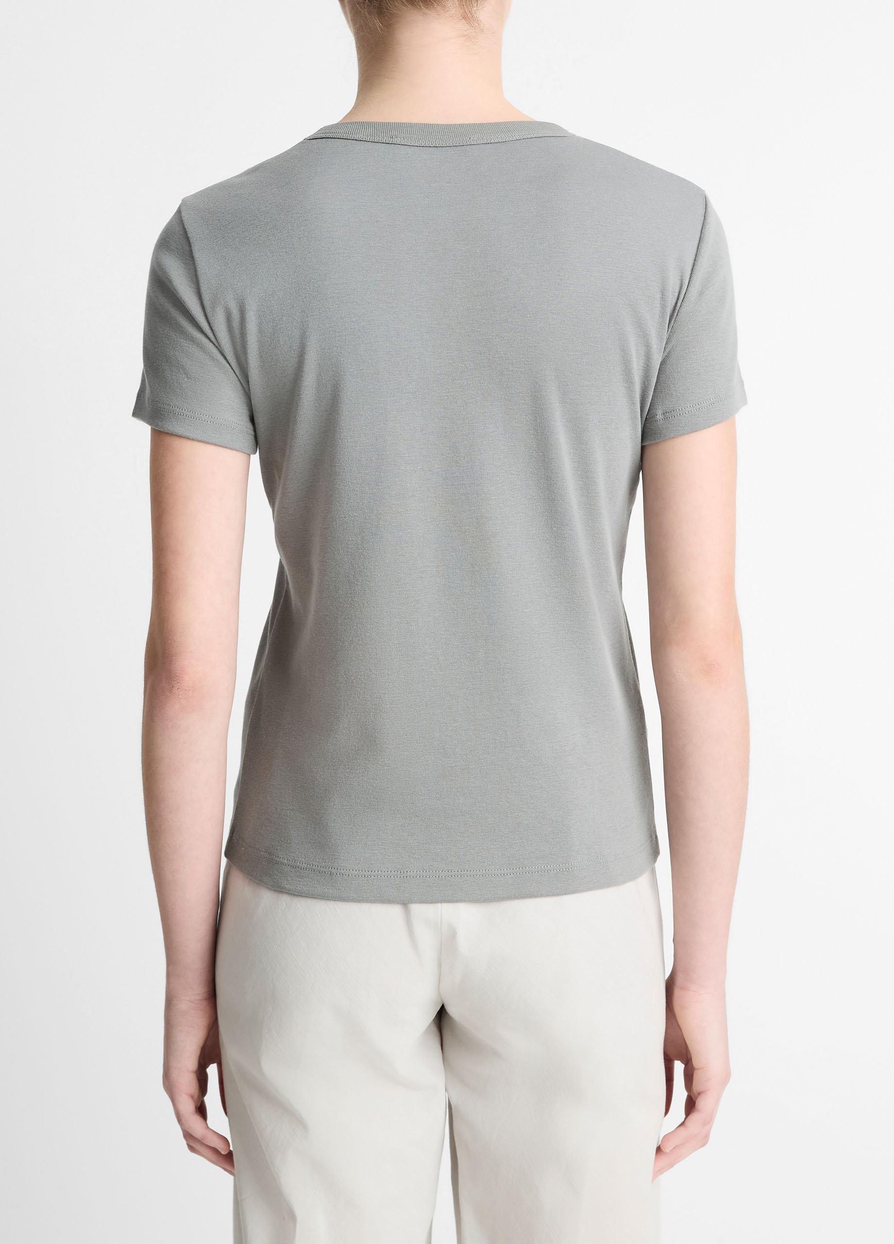 Pima Cotton-Blend '90s Shrunken T-Shirt image number 2