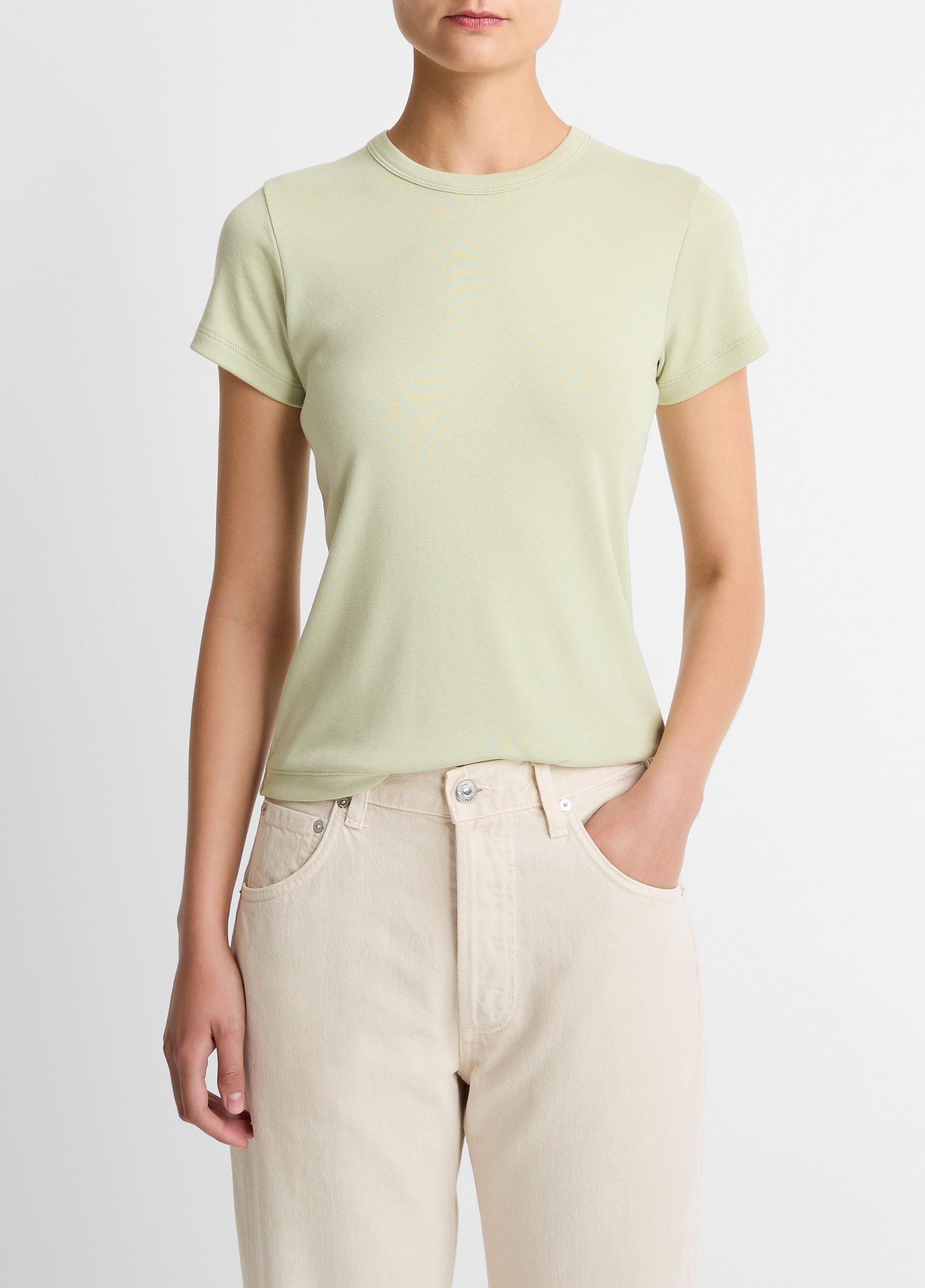 Pima Cotton-Blend '90s Shrunken T-Shirt image number 0