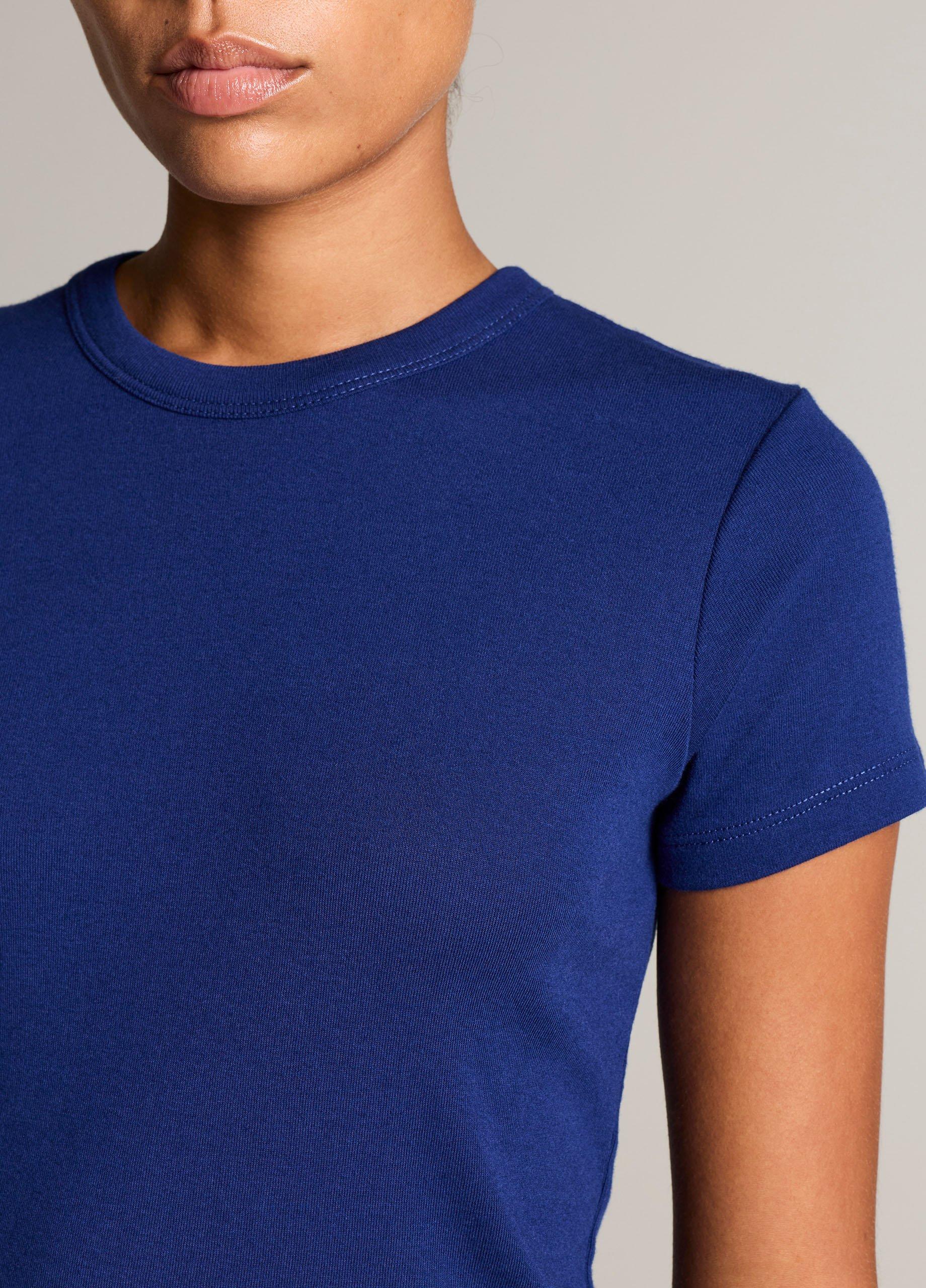 Pima Cotton-Blend '90s Shrunken T-Shirt image number 1
