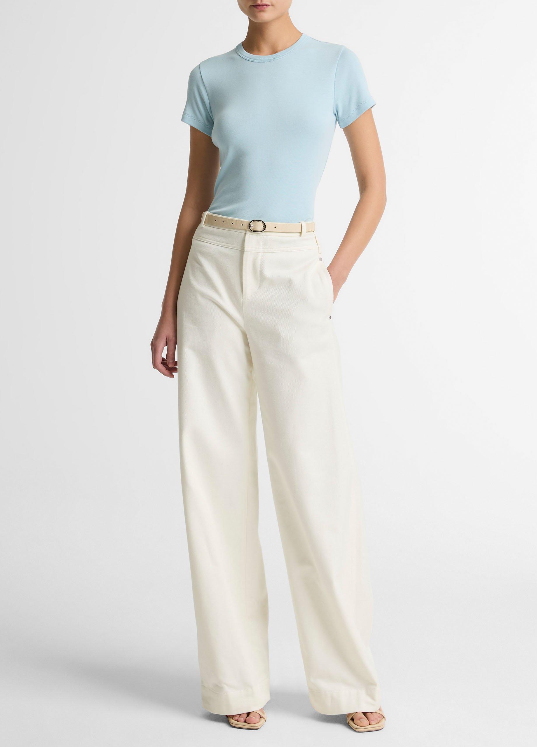 Pima Cotton-Blend '90s Shrunken T-Shirt image number 3