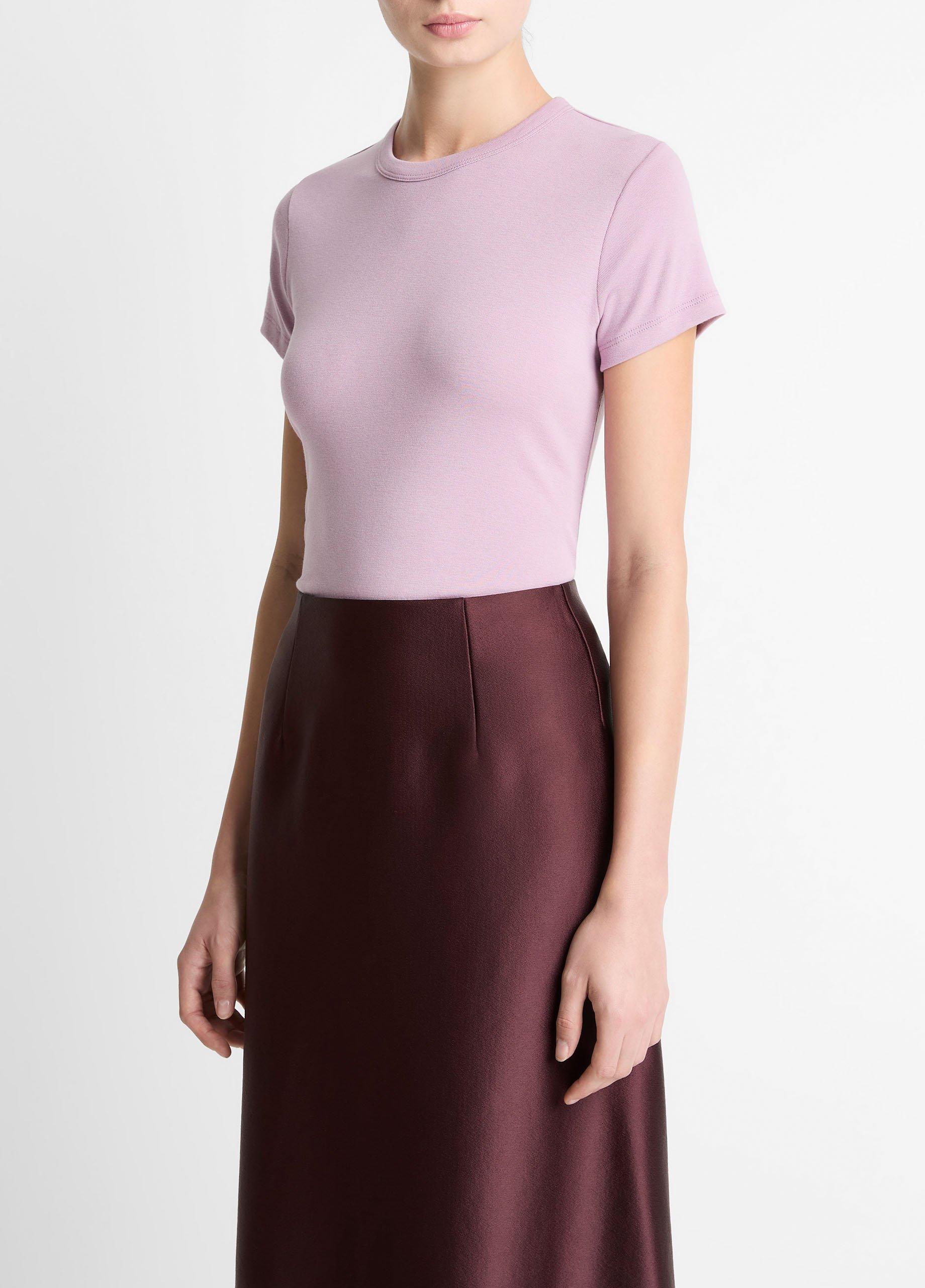 Pima Cotton-Blend '90s Shrunken T-Shirt image number 1