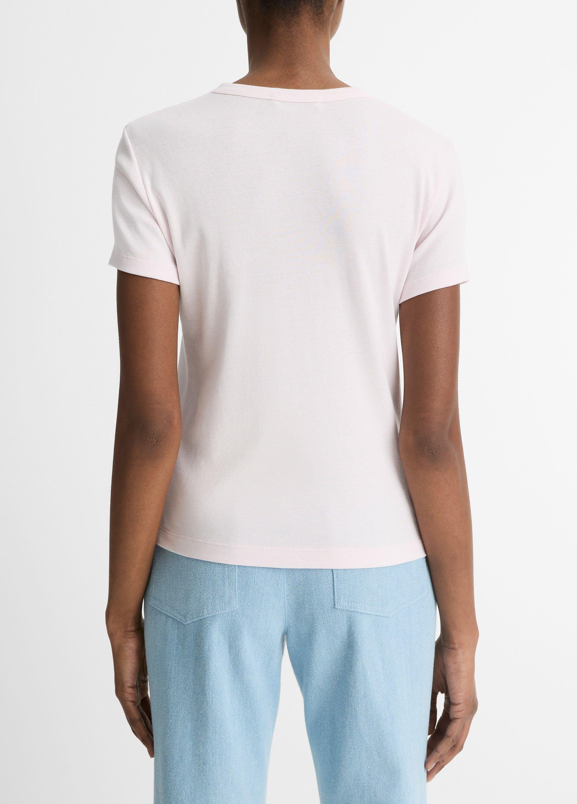 Pima Cotton-Blend '90s Shrunken T-Shirt image number 2