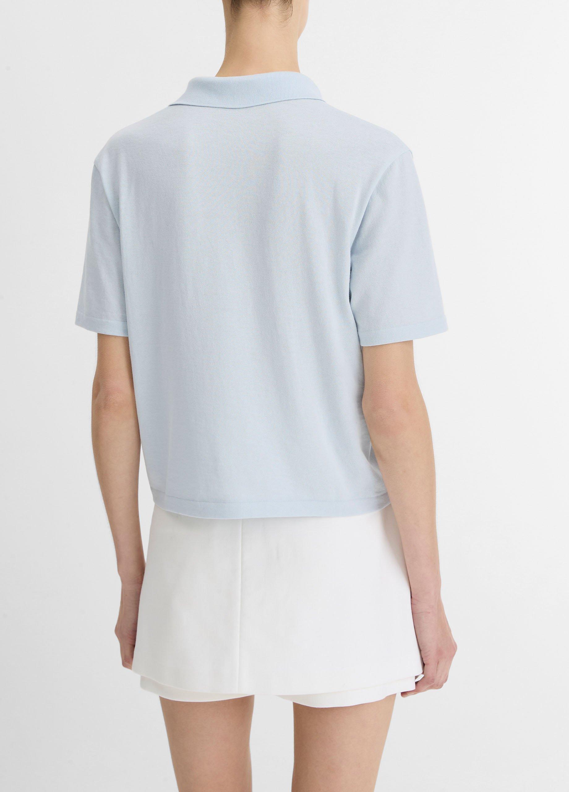 トップス OVY DAYDREAM Organic Cotton Pile Polo Easy Cotton Polo Shirt in Shirts & Tees | Vince
