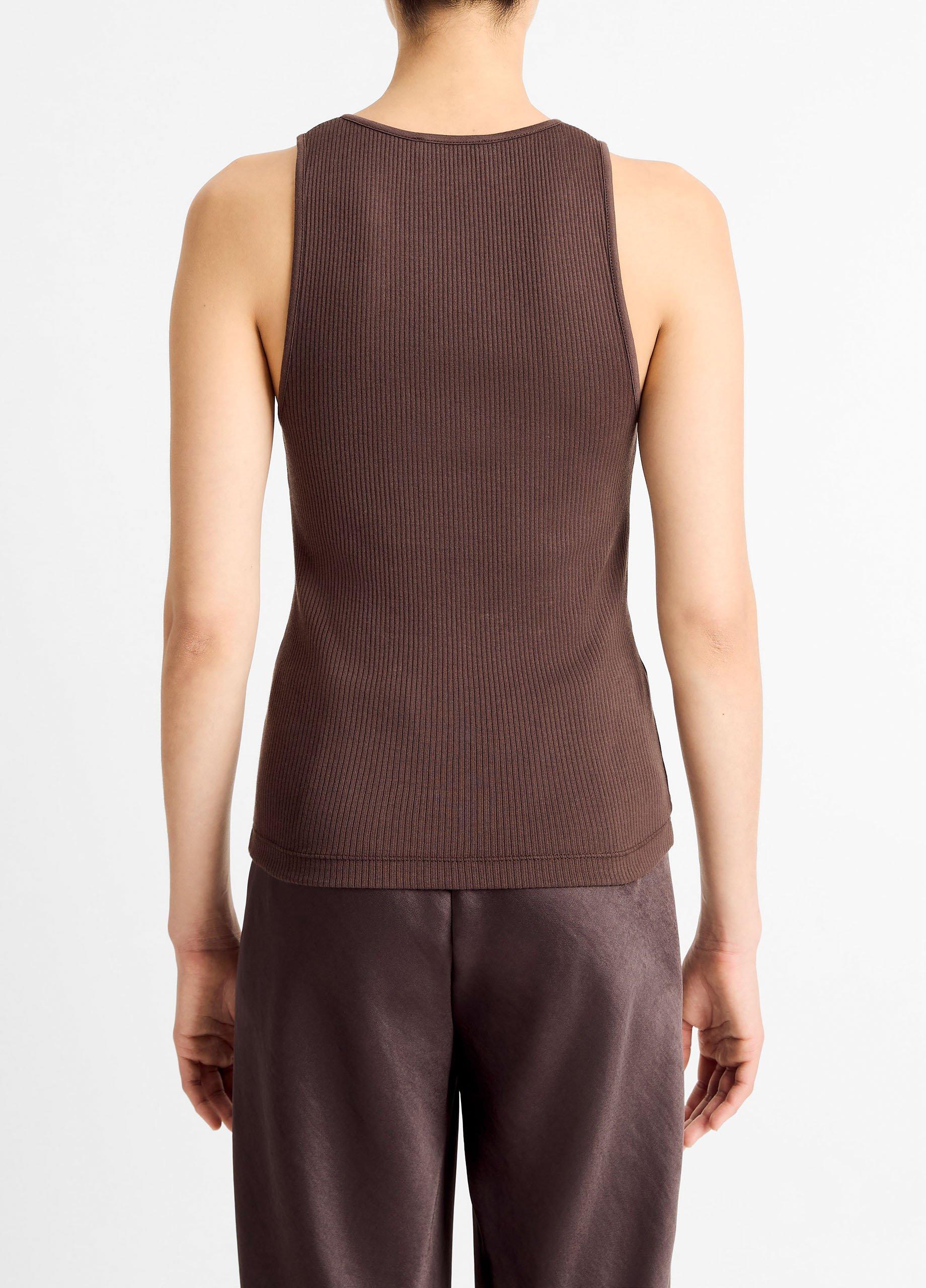 Pima Cotton Henley Tank in Tank Tops | Vince
