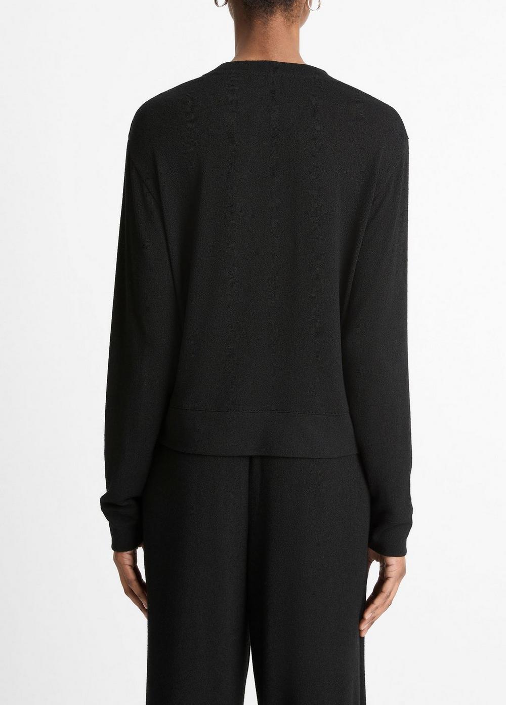 Textured Knit Pullover in Long Sleeve | Vince Textured Knit Pullover in Long Sleeve | Vince