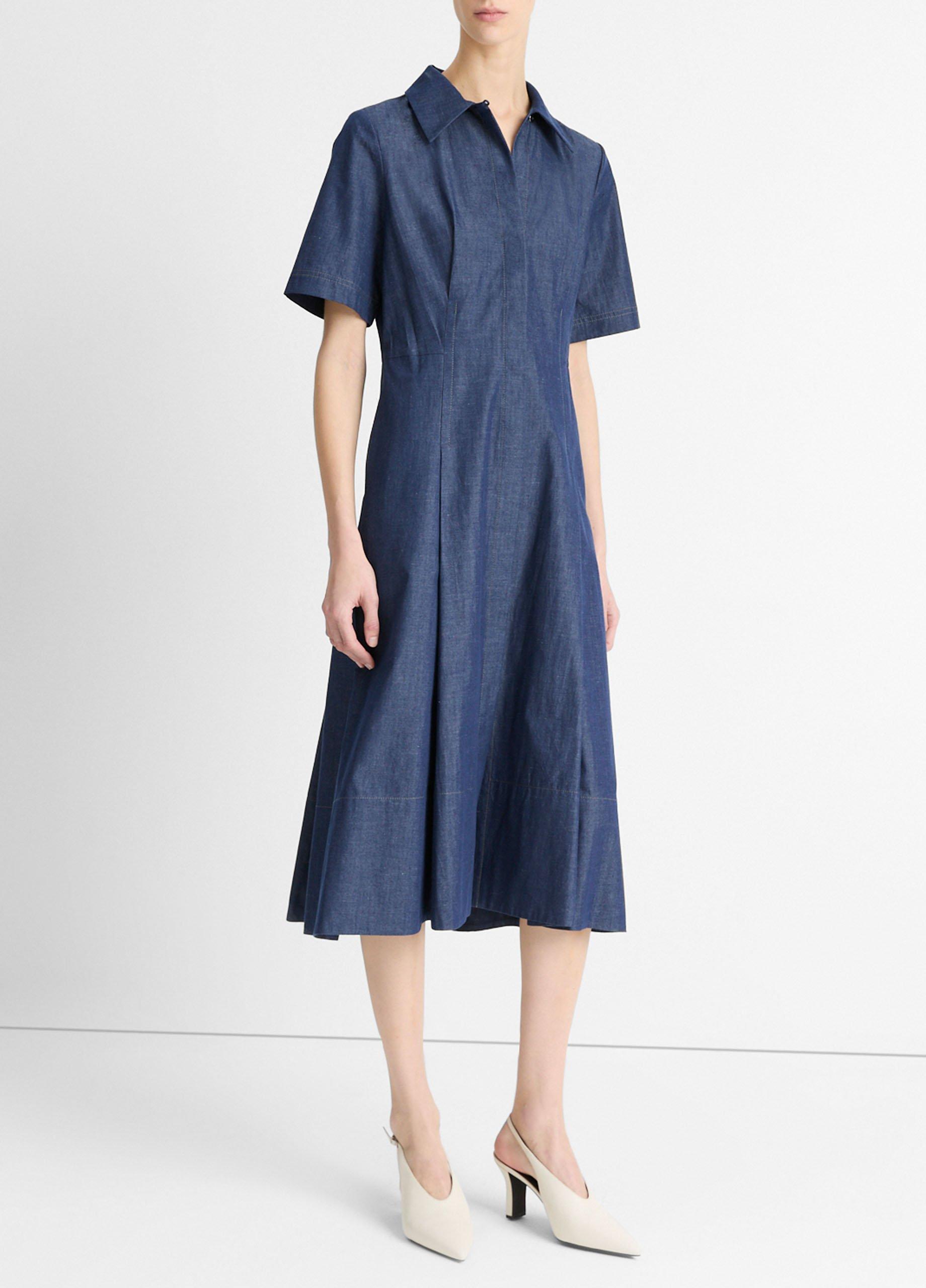 2025年最新】DeniM shirt belted dress herliptoの人気アイテム