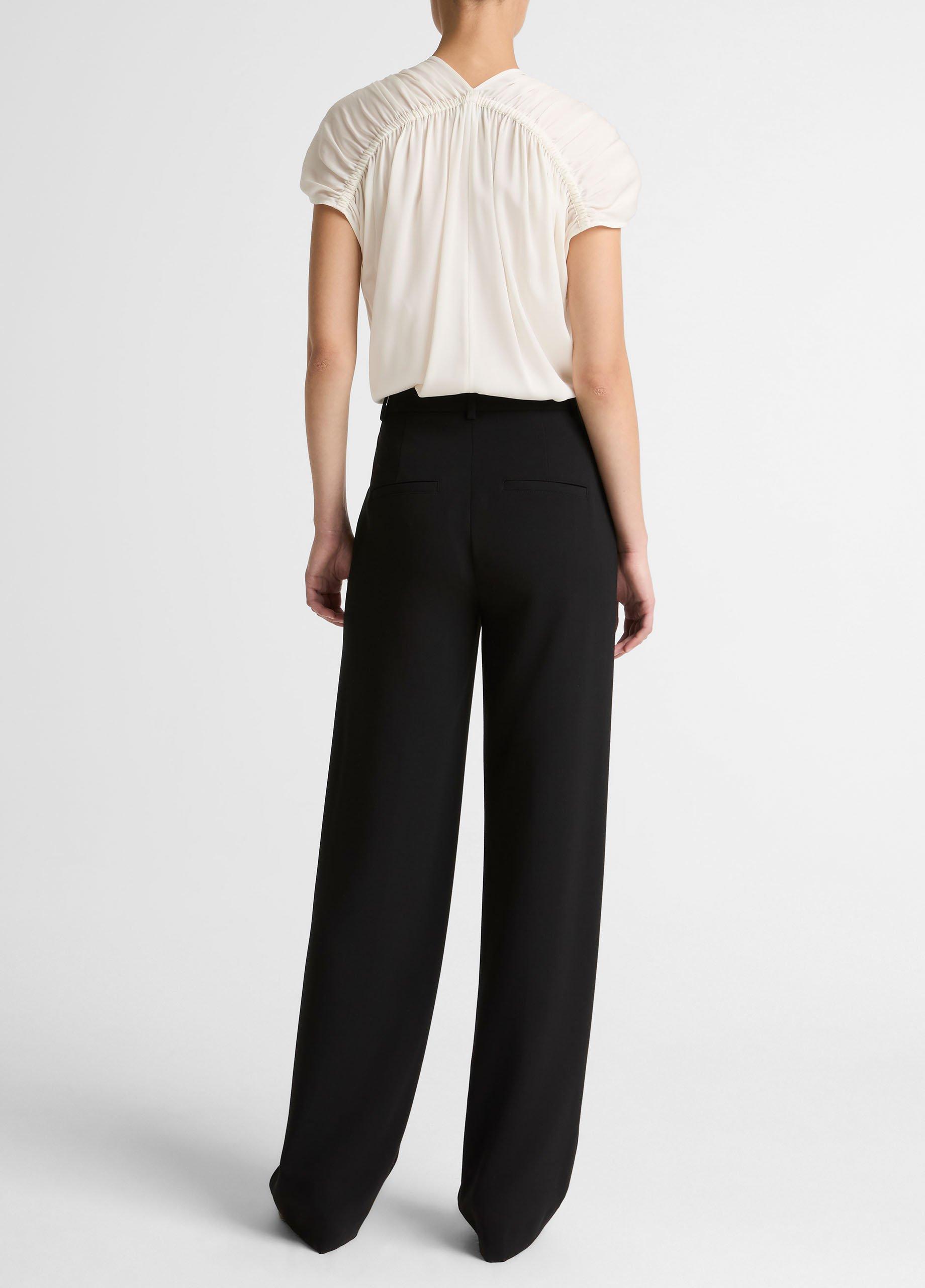 Elsa High-Rise Crepe Straight-Leg Trouser image number 2
