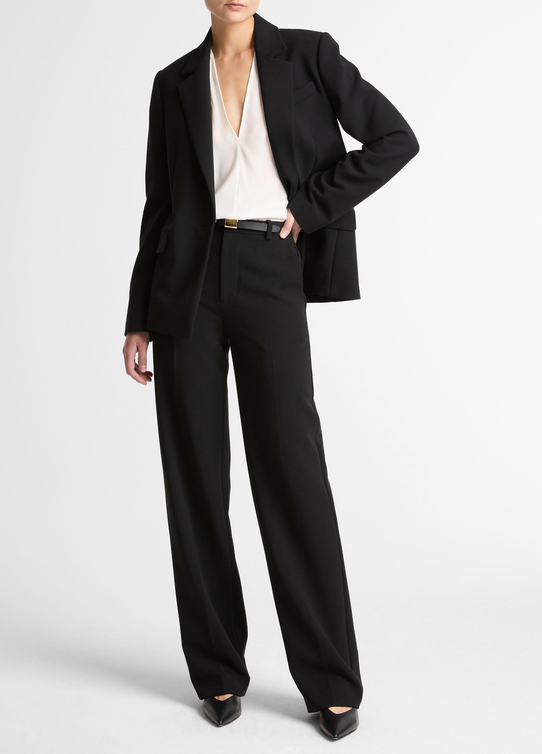 Elsa High-Rise Crepe Straight-Leg Trouser image number 3