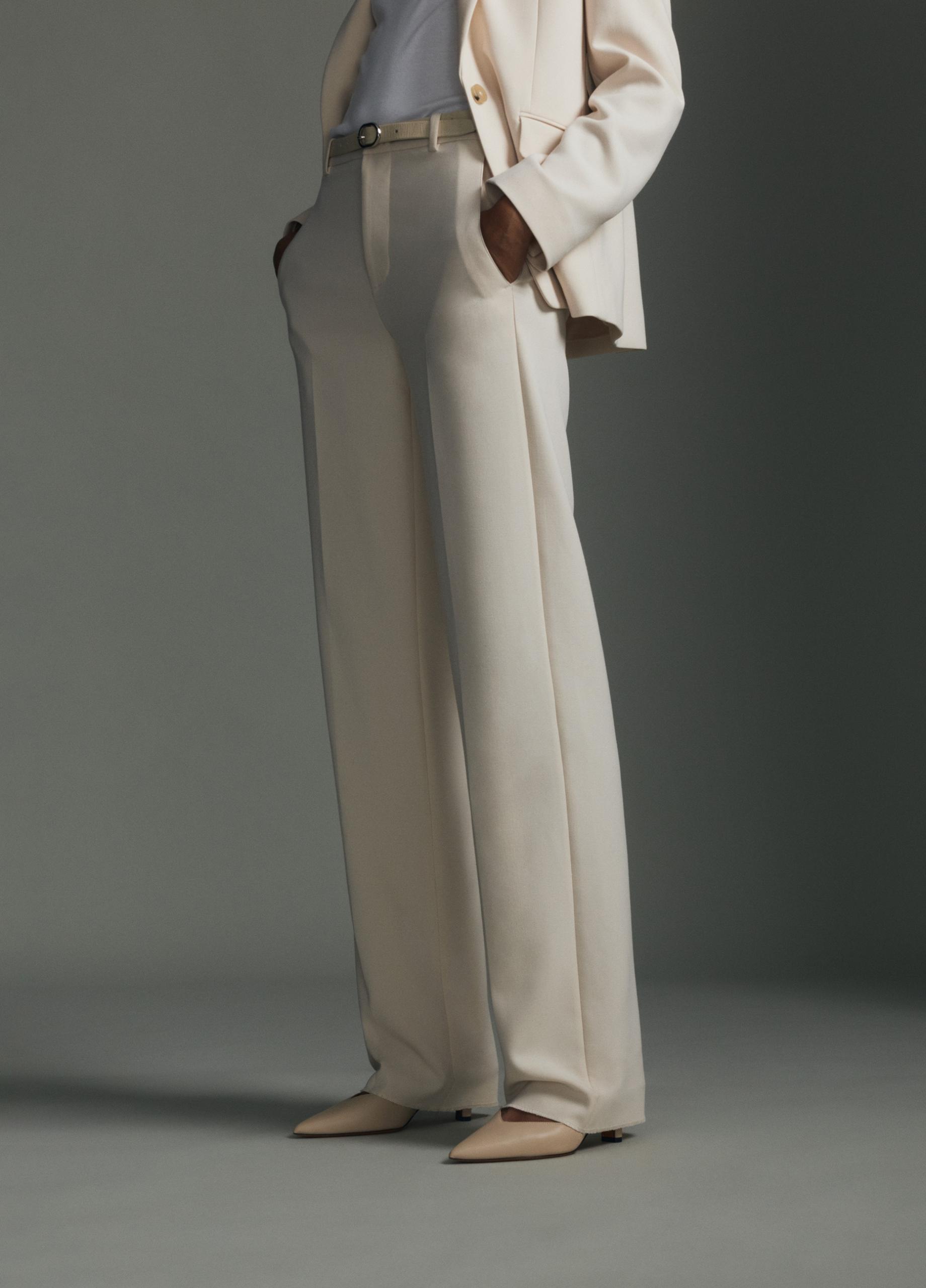 Elsa High-Rise Crepe Straight-Leg Trouser image number 5