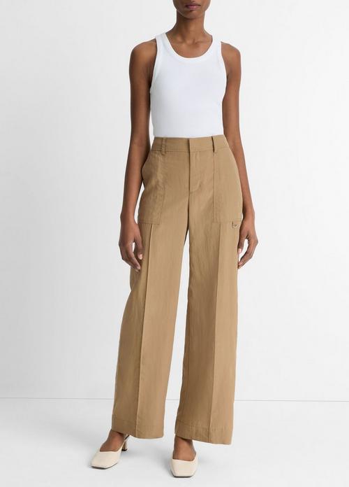 Wide-Leg Utility Pant