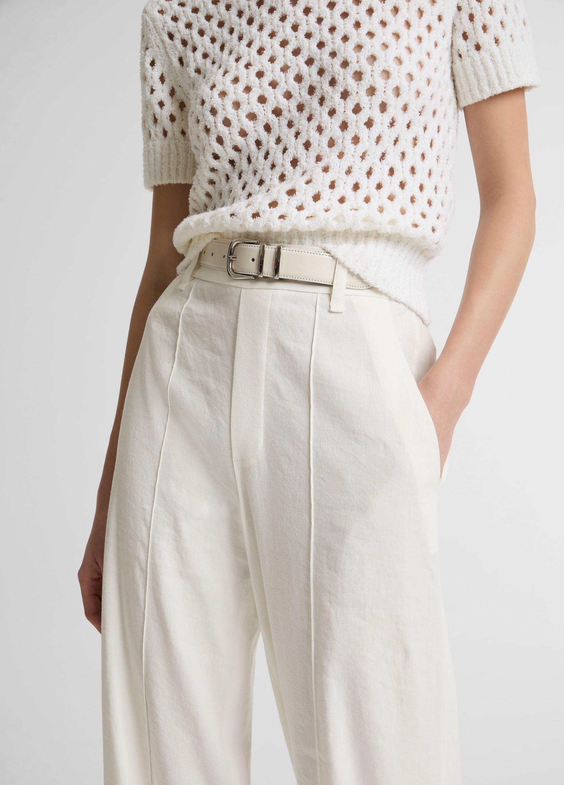 Joan High-Rise Linen-Blend Pull-On Pant image number 3