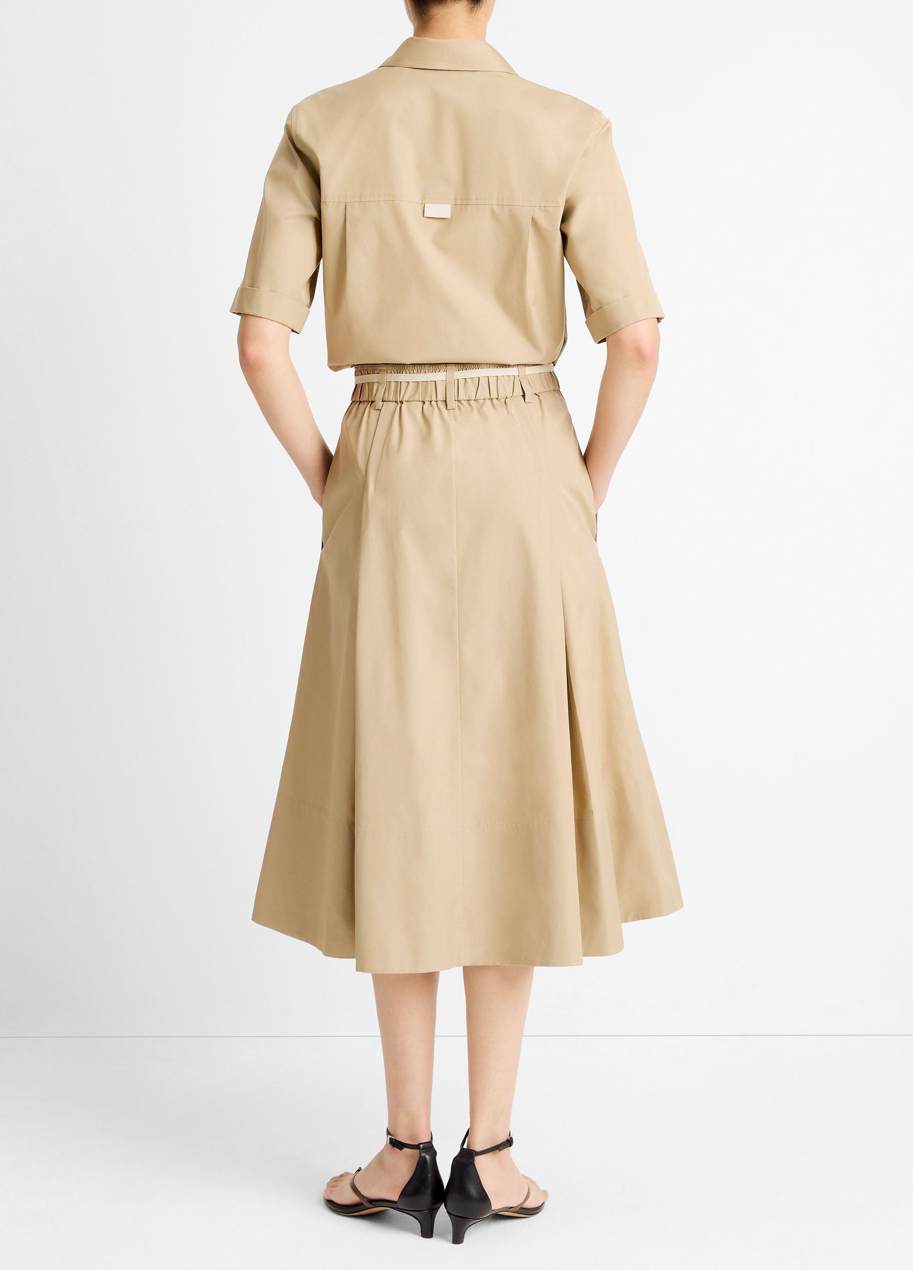 Canvas Tape Cotton Skirt image number 2