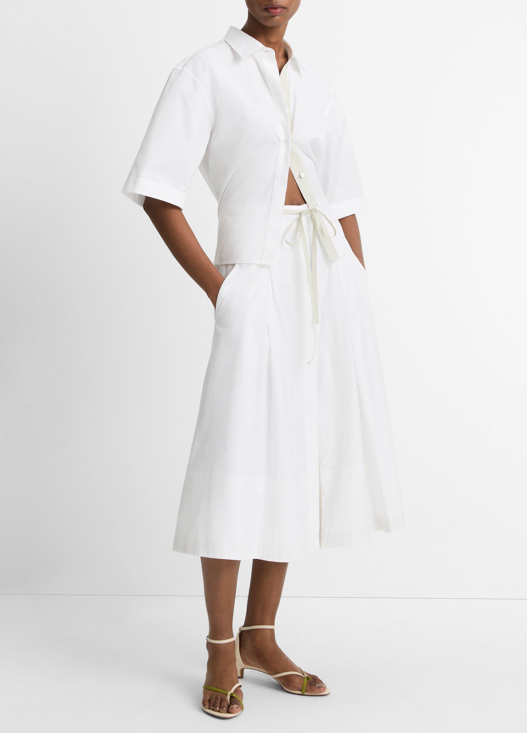Canvas-Tape-Cotton-Skirt-