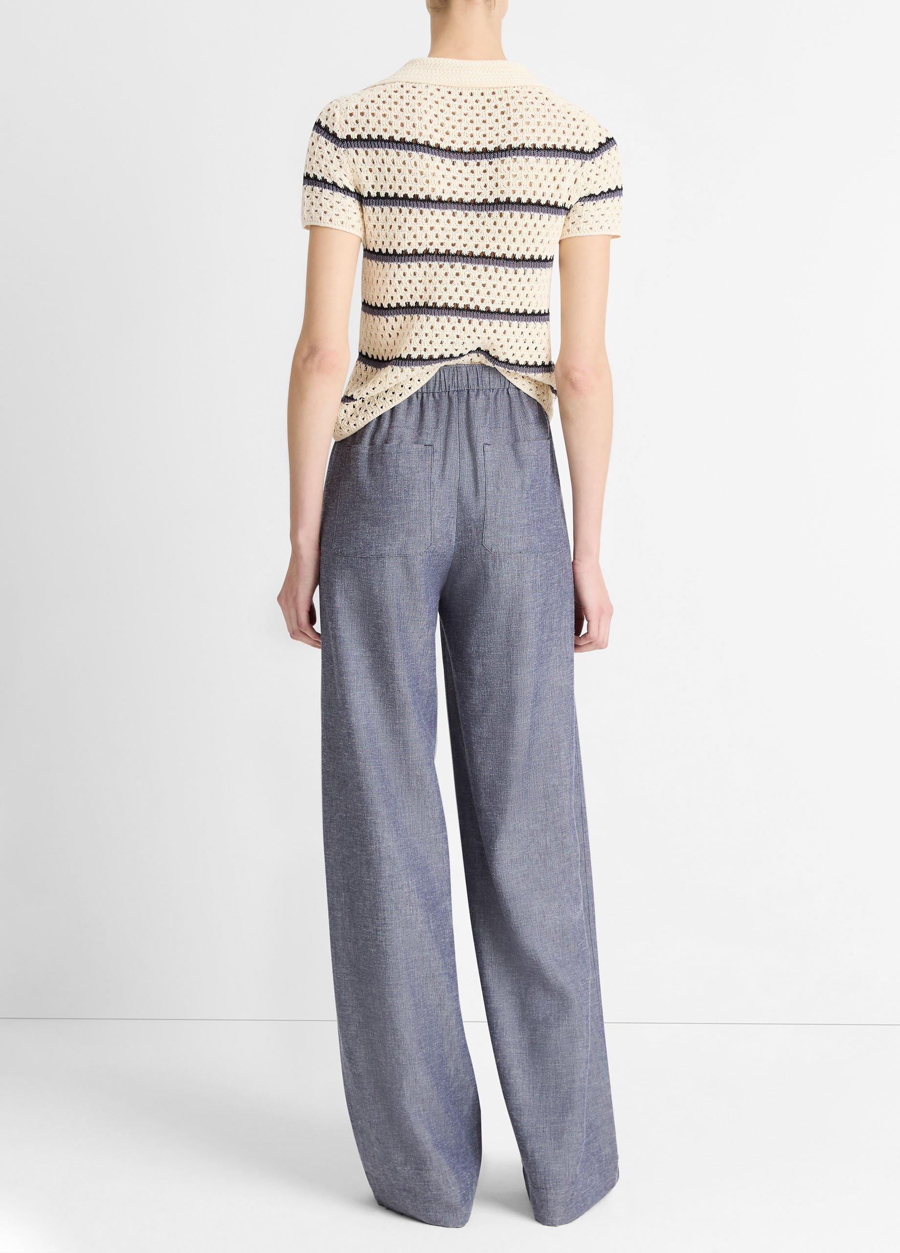 Casual Pull-On Pant in Wide Leg | Vince