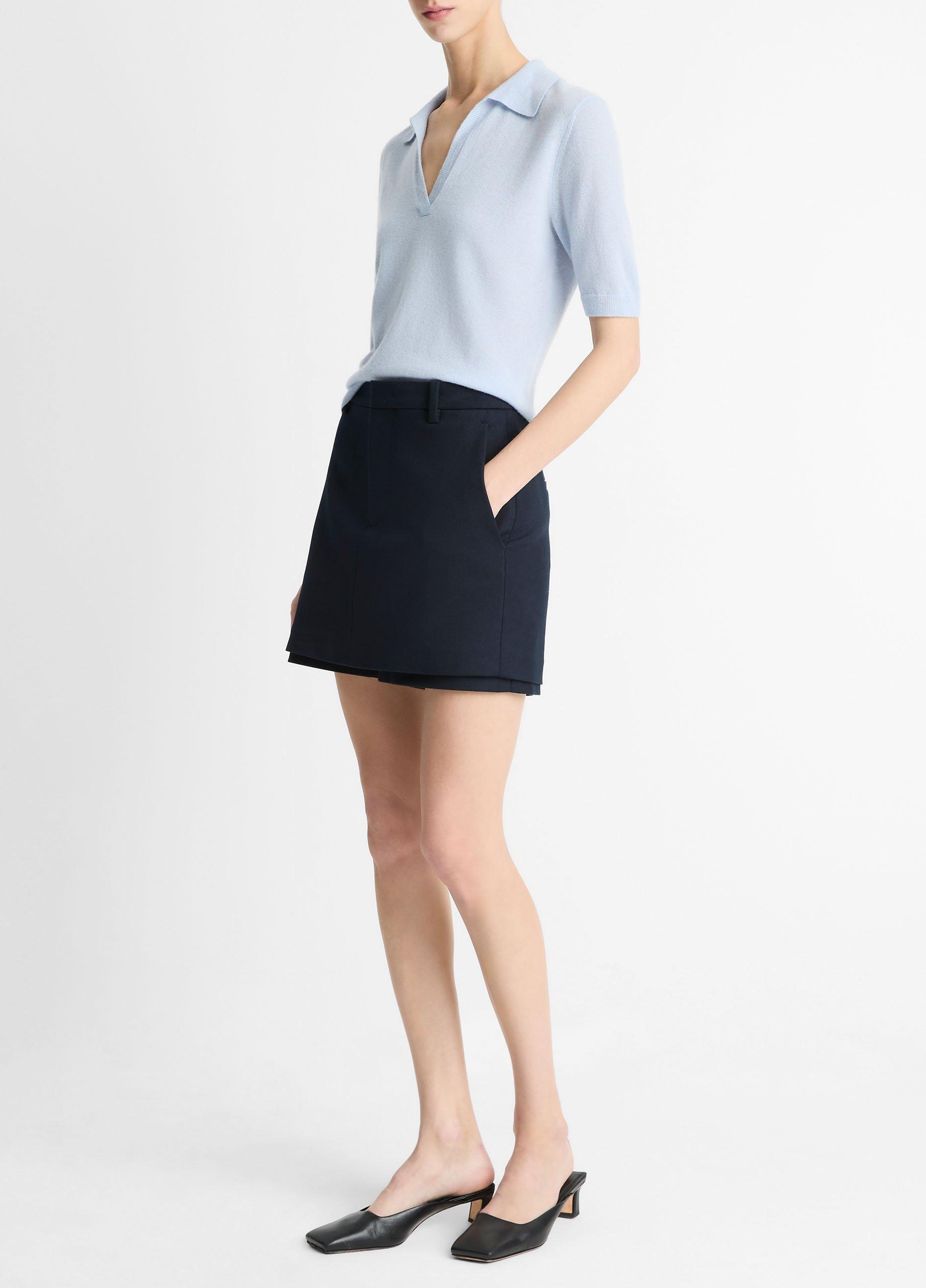 Tailored Italian Cotton Skort image number 1