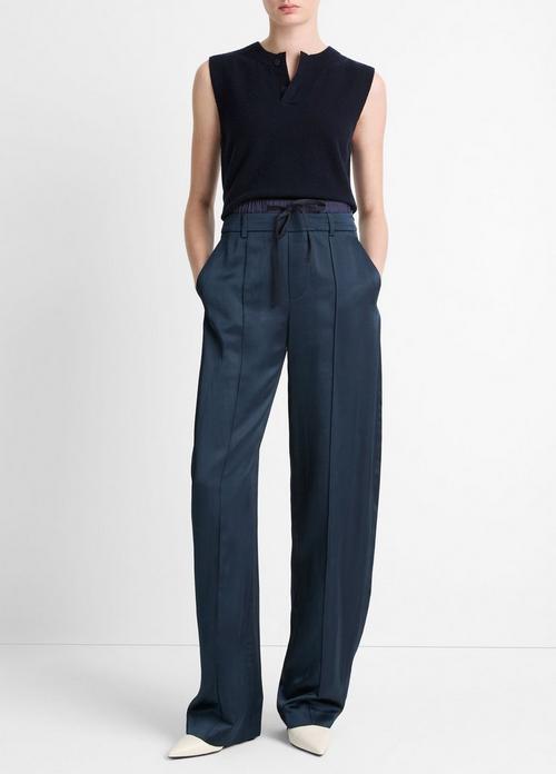 Double-Waistband Drawstring Pant