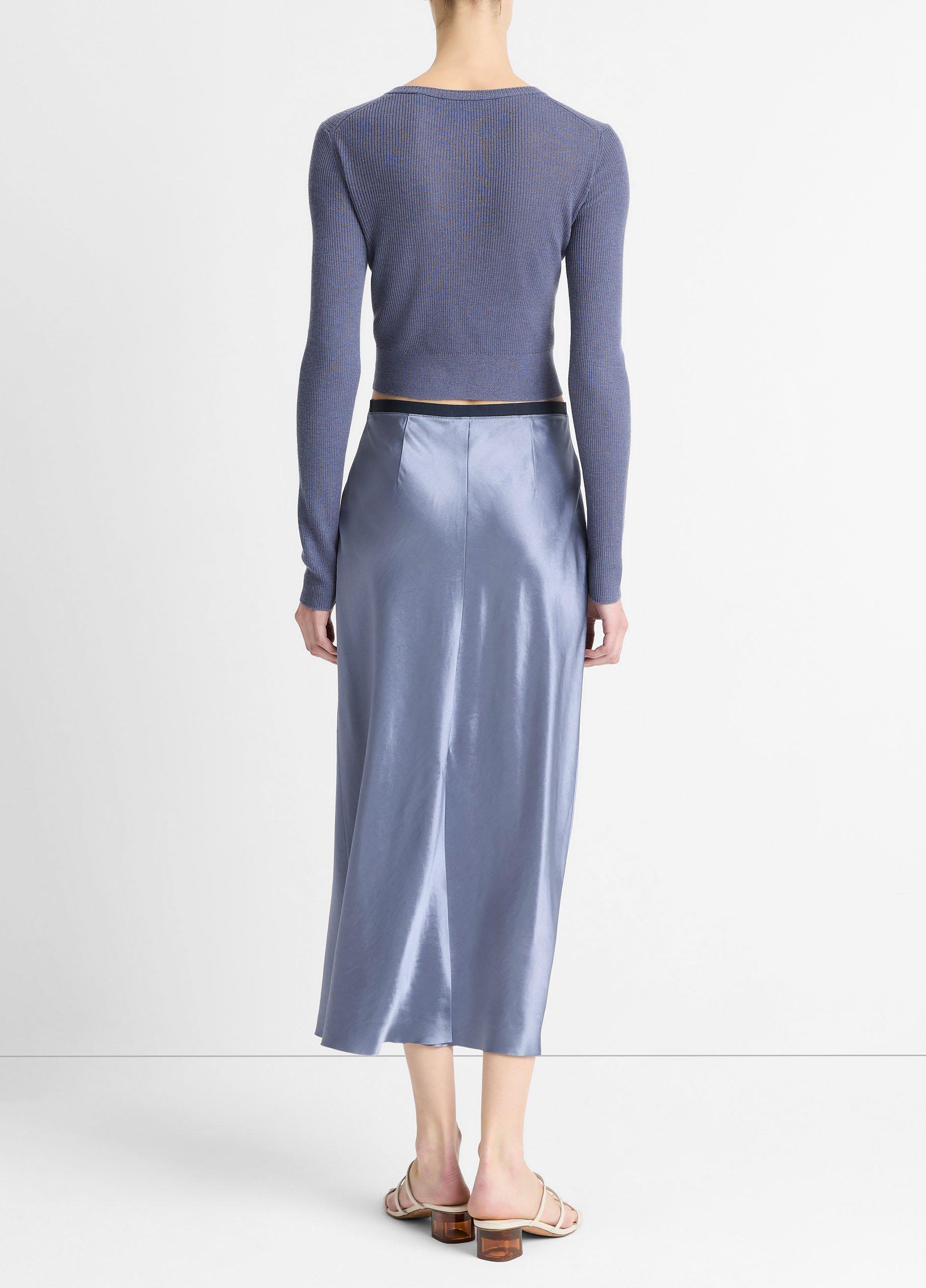 【Wondervisitor】23SS Satin Lace midi skirt Satin Lace midi skirt [3 Color] - wonder visitor | 60