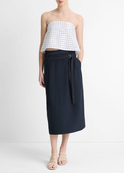 Double-Waistband D-Ring Skirt